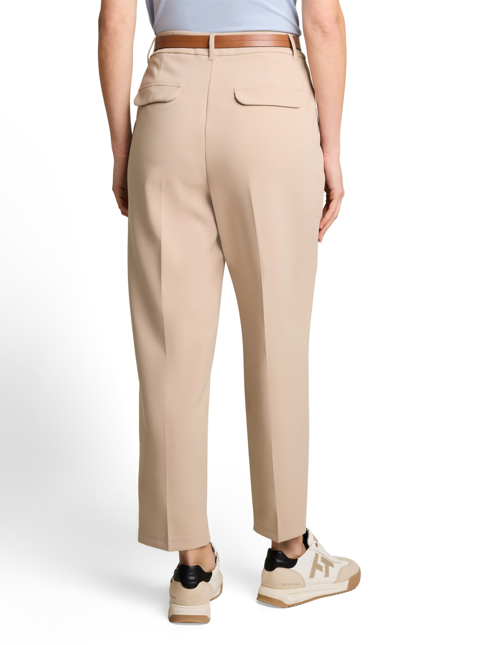 tailored loose fit pants, Gravel Beige #4