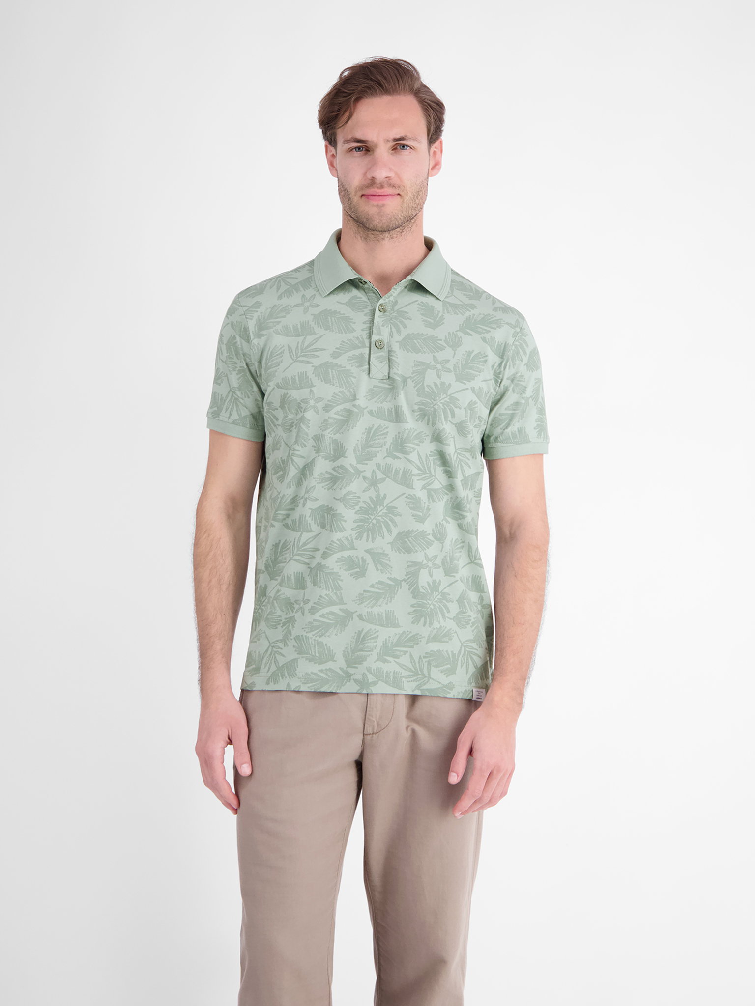 POLO 1/2 ARM, BAY GREEN #3