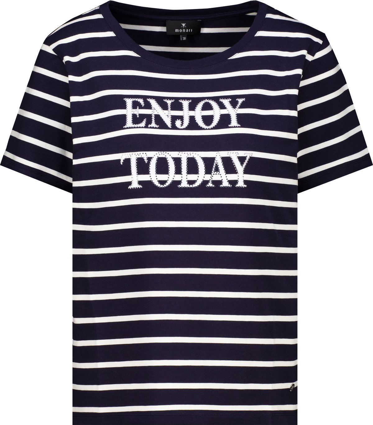 T-Shirt, marine ringel #1