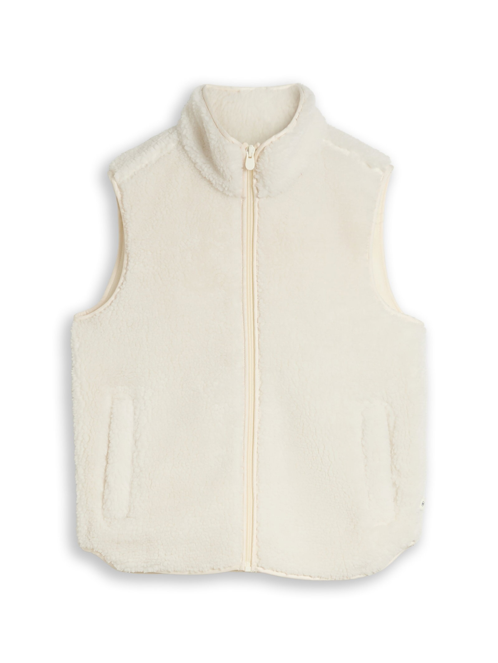 teddy vest, light creme teddy #1