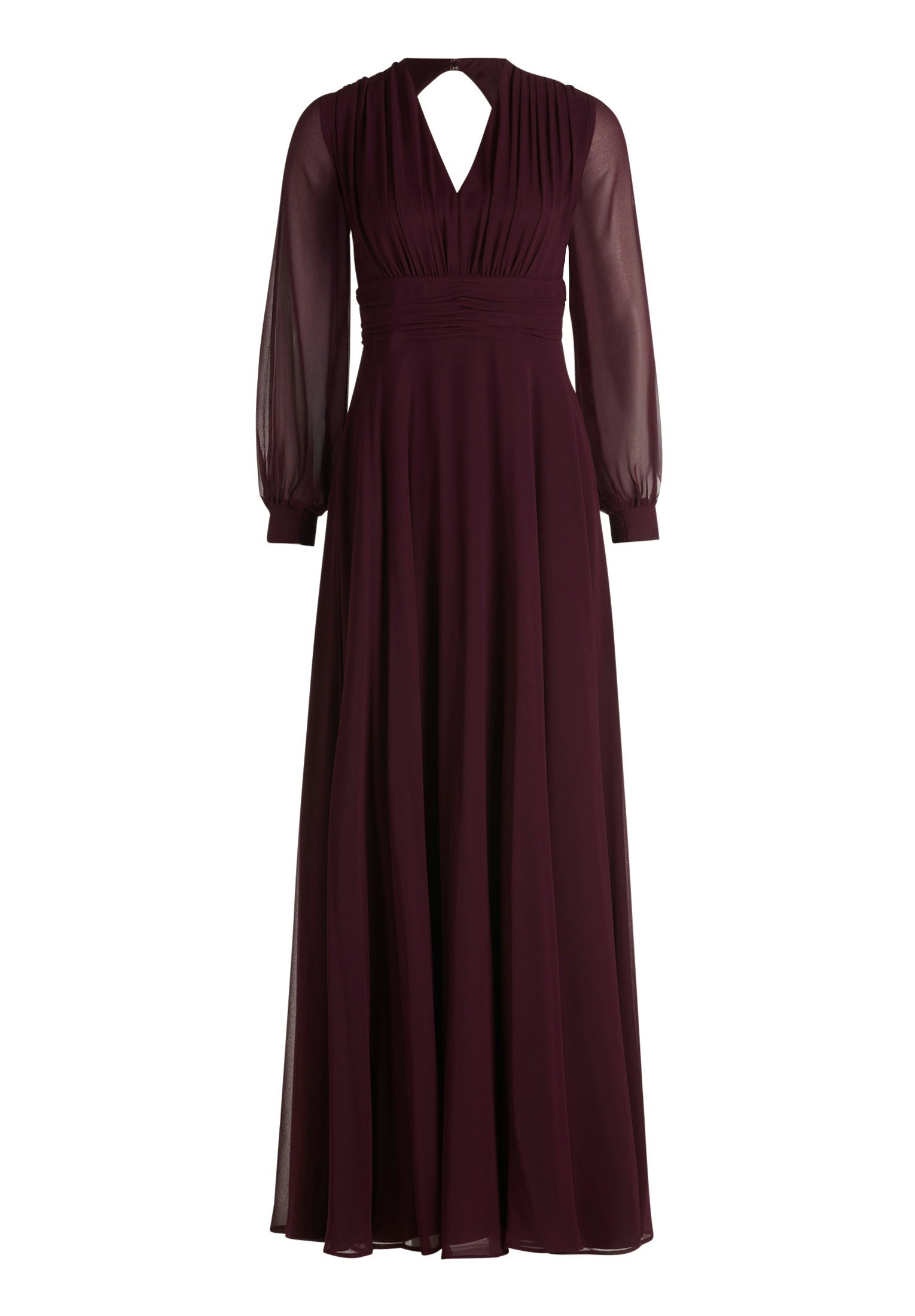 Kleid Lang 1/1 Arm, Strong Aubergine #1