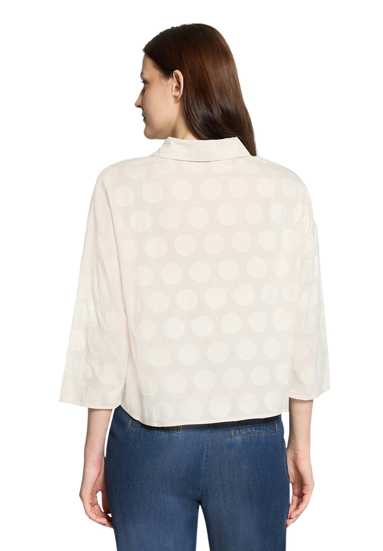 Bluse Kurz 3/4 Arm, Silky Beige #4