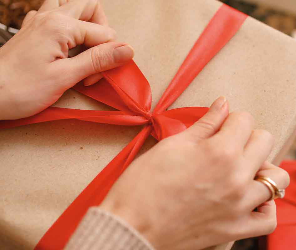Bild von einem Geschenk