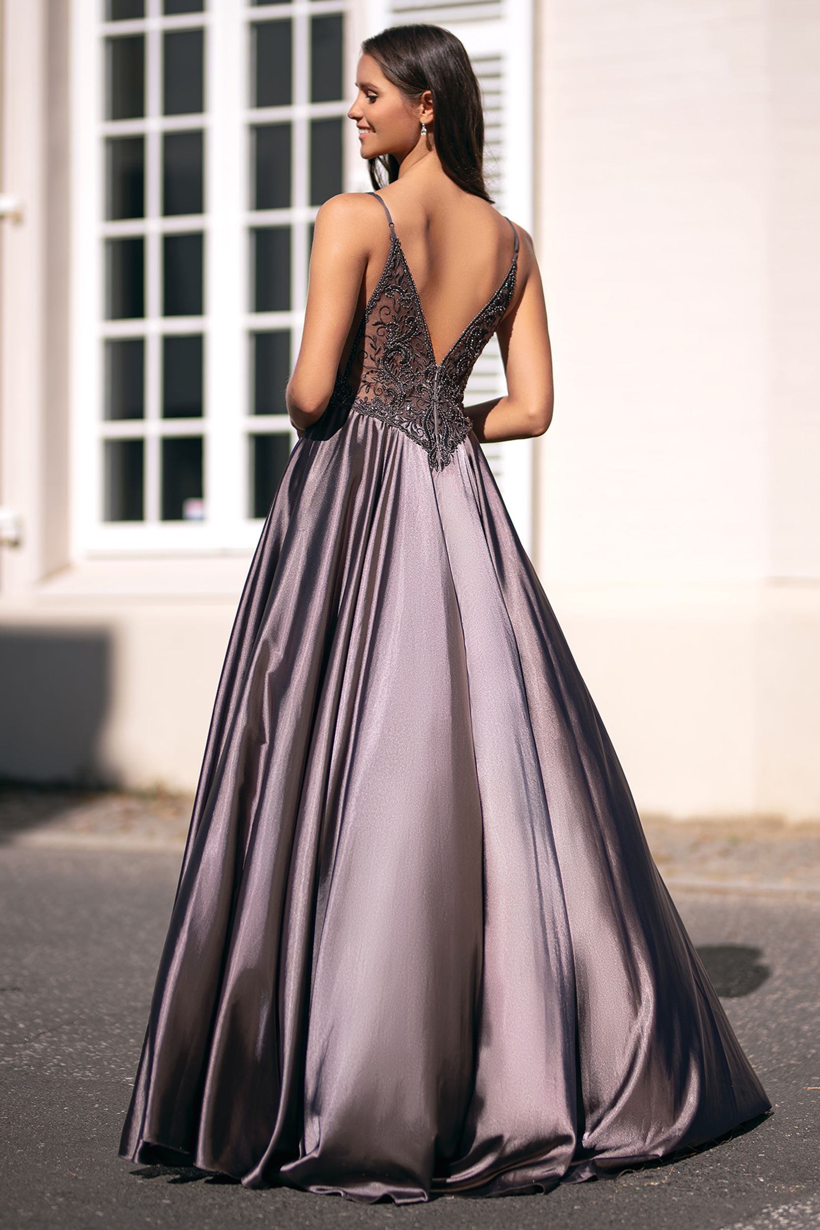 Christian Koehlert |  Christian Koehlert Abendkleid aus Satin | 38