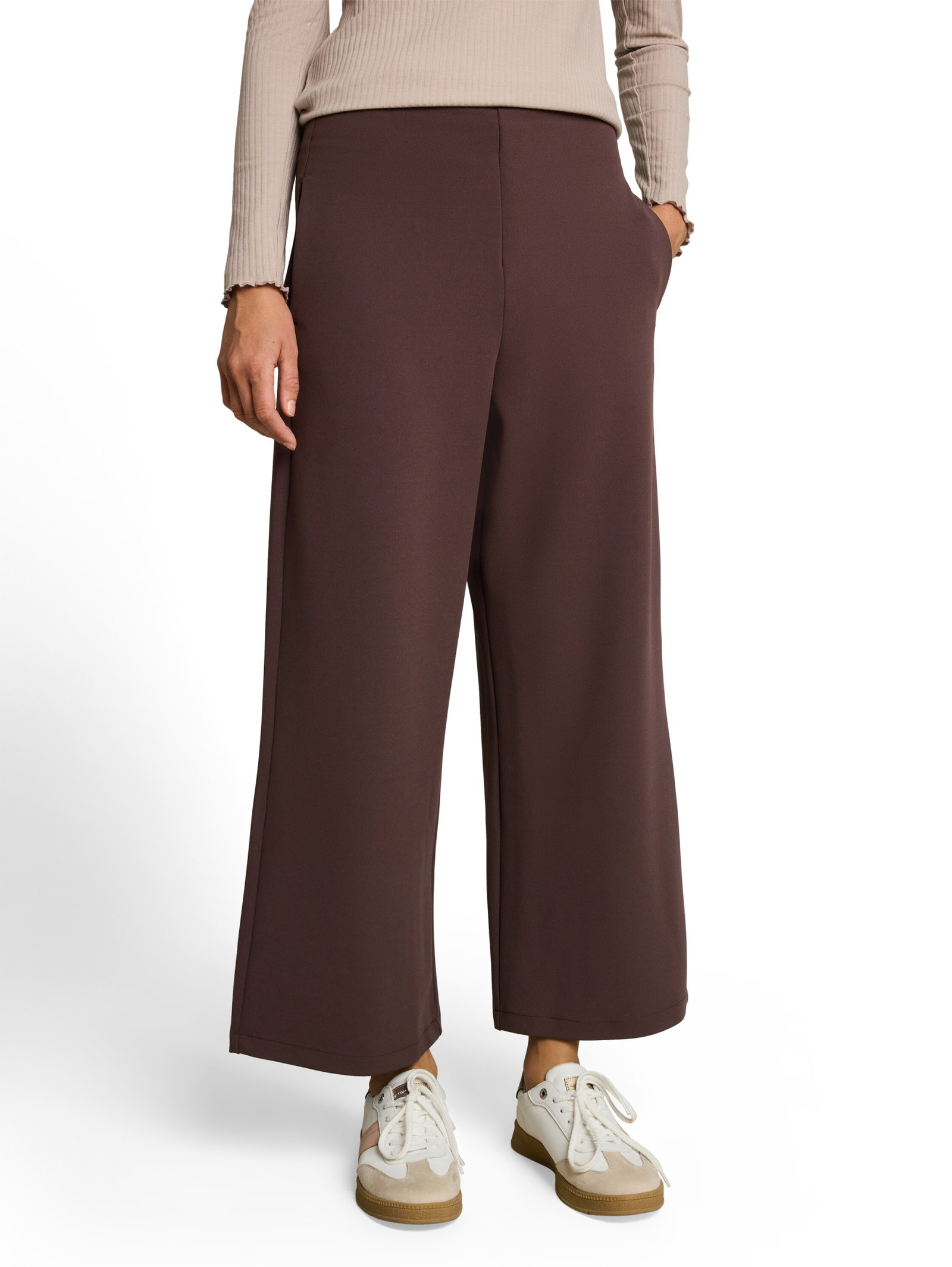 easy culotte, cool dark brown #2