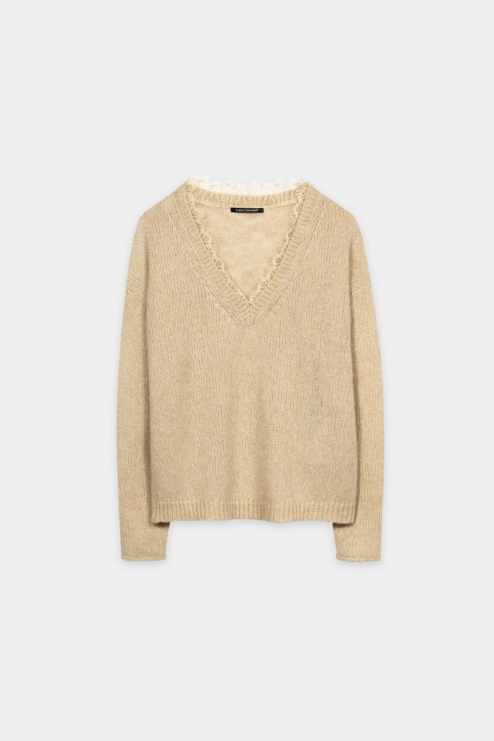 Pullover Langarm, butter yellow #1