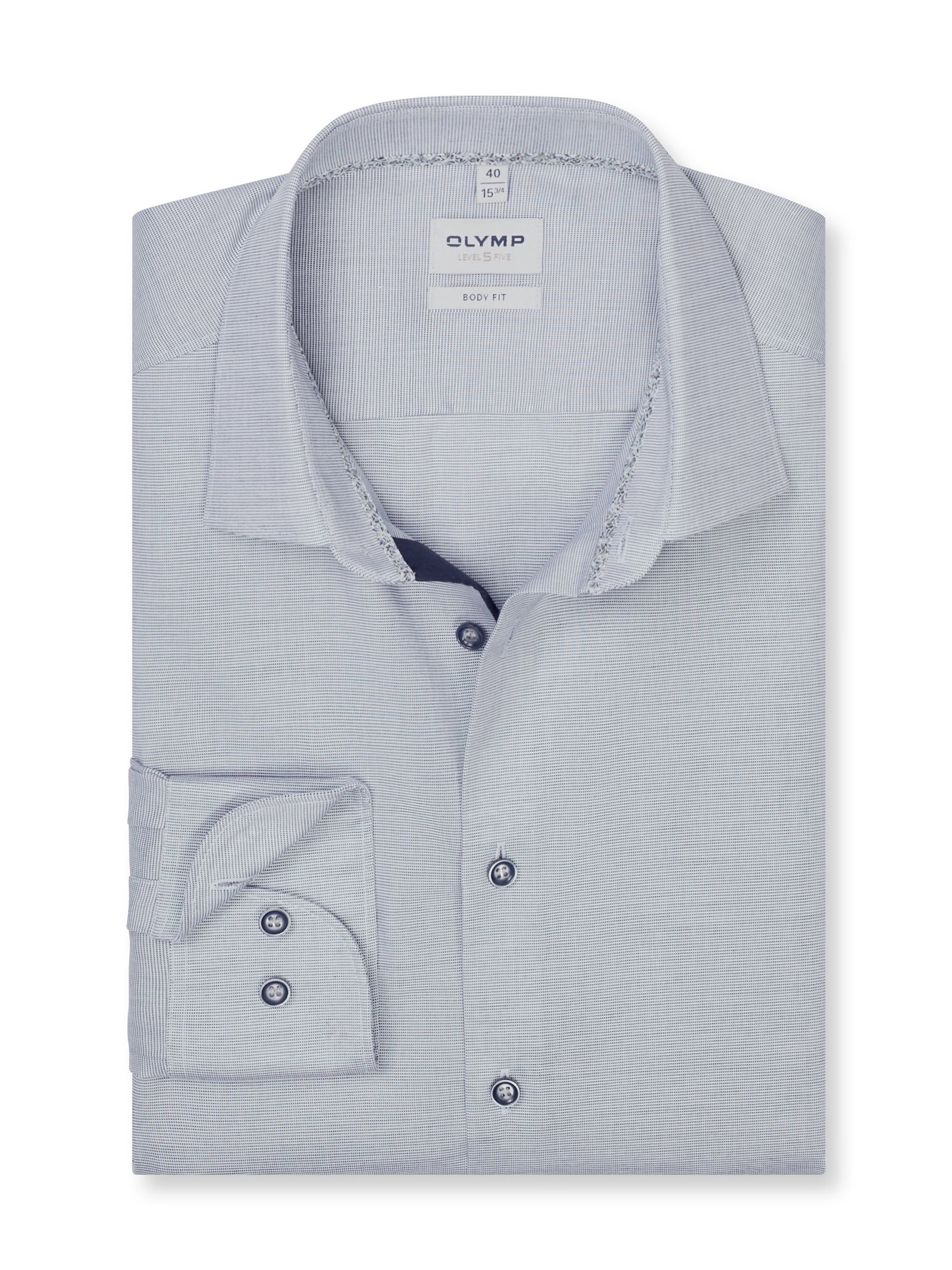 Olymp |  Olymp Hemd Slim Fit  | 44 | marine