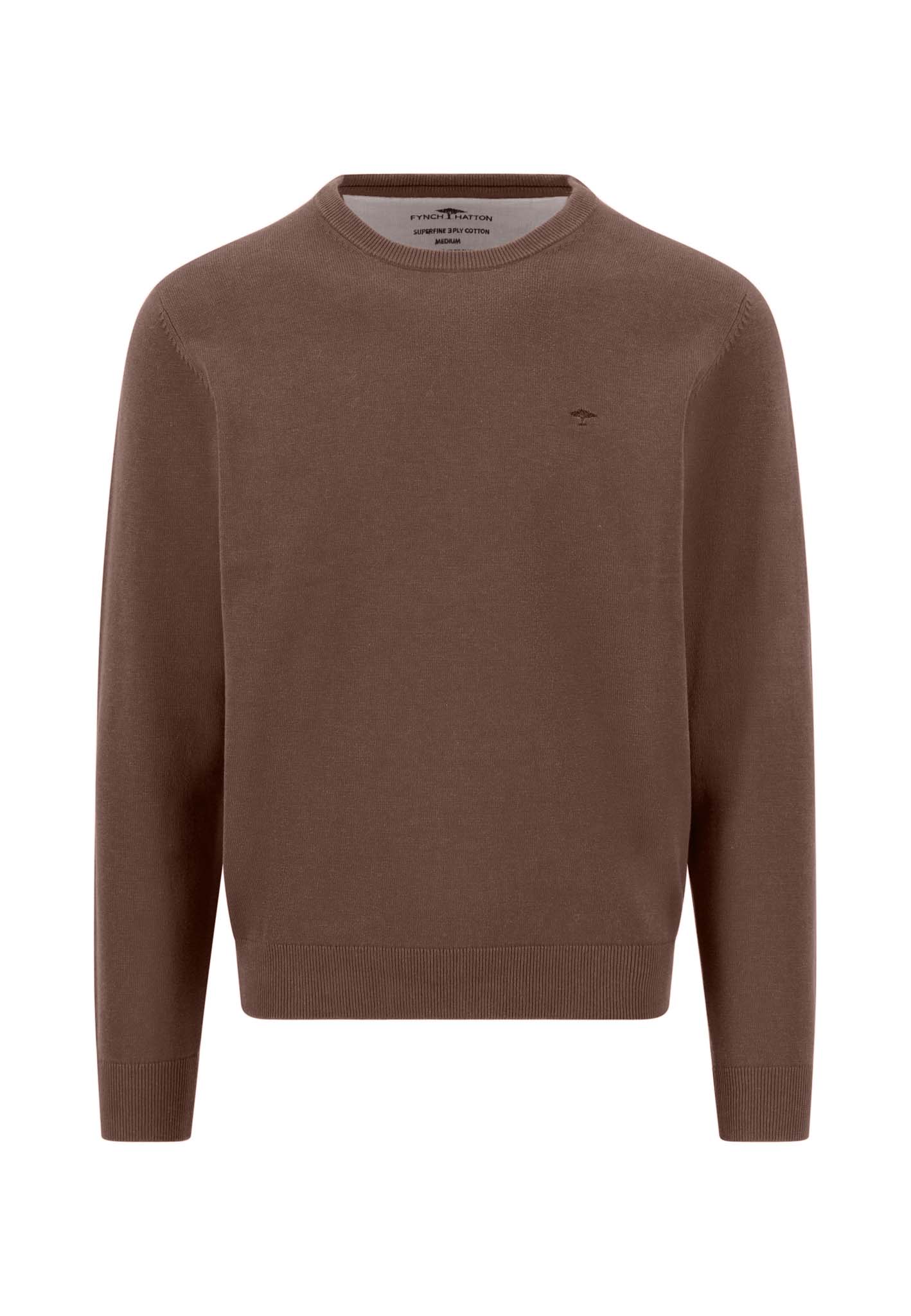 O-Neck, Superfine, dark chocolate #1