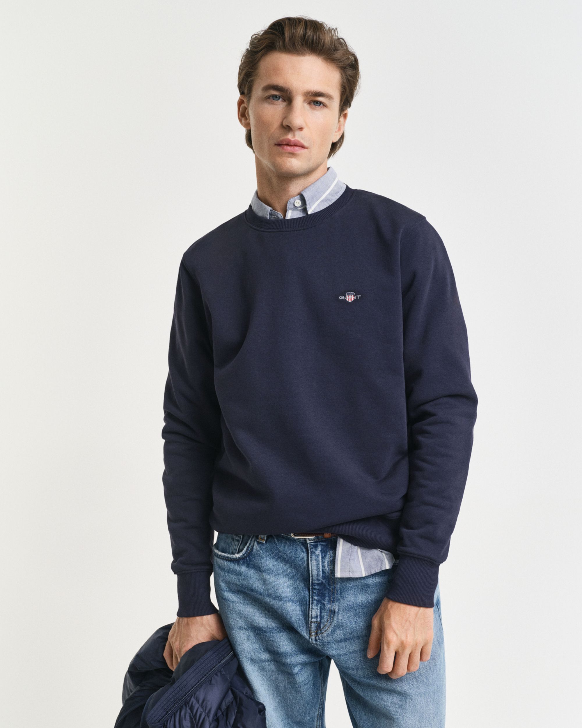 Gant |  Gant Sweatshirt  | 4XL | evening blue