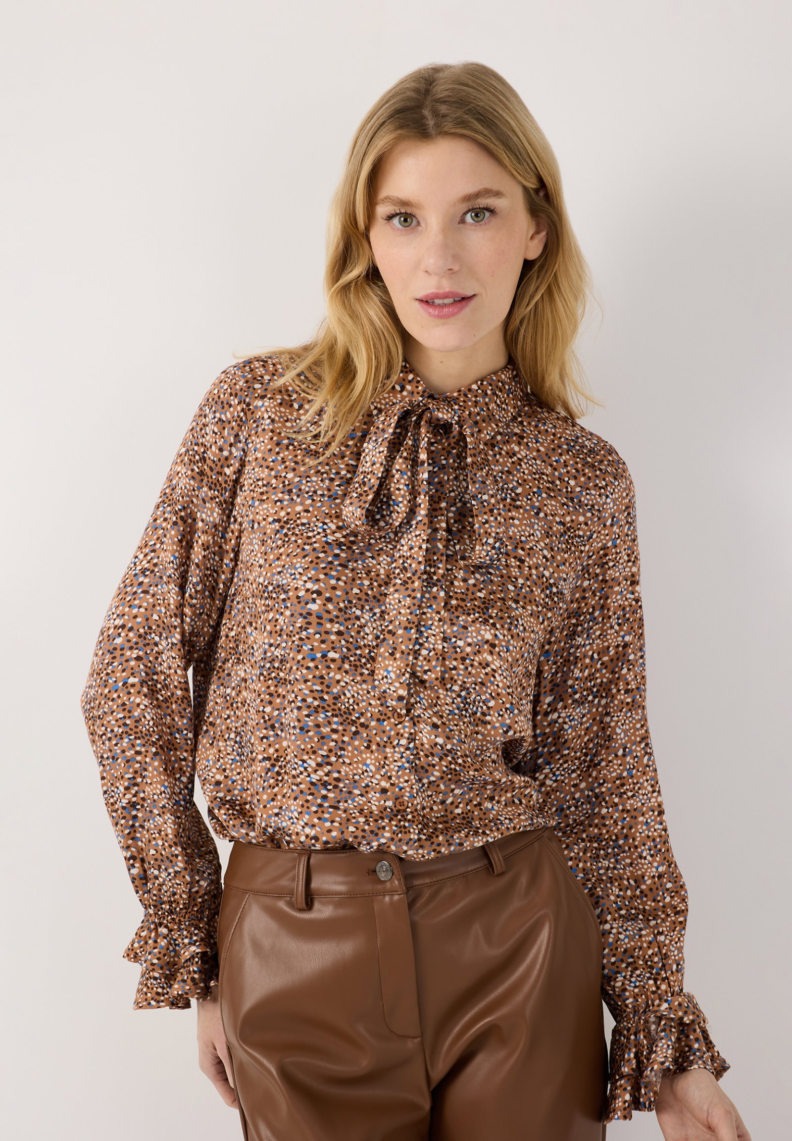 Printed Shirt Blouse, minimal print #3