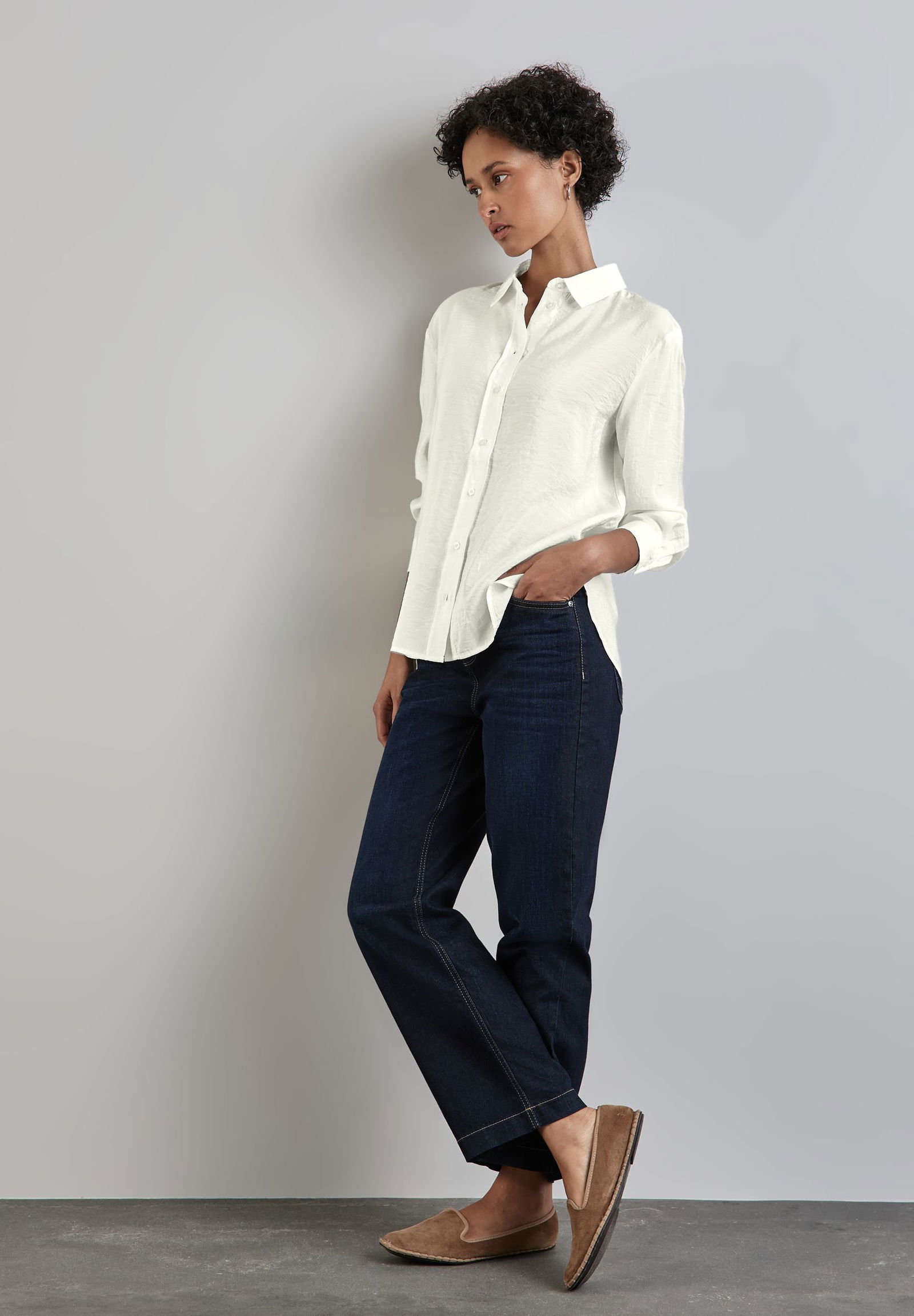 62cb58f966542537234f9eb8a288fdbb Street One |  Street One Hemdbluse  | 40 | off white