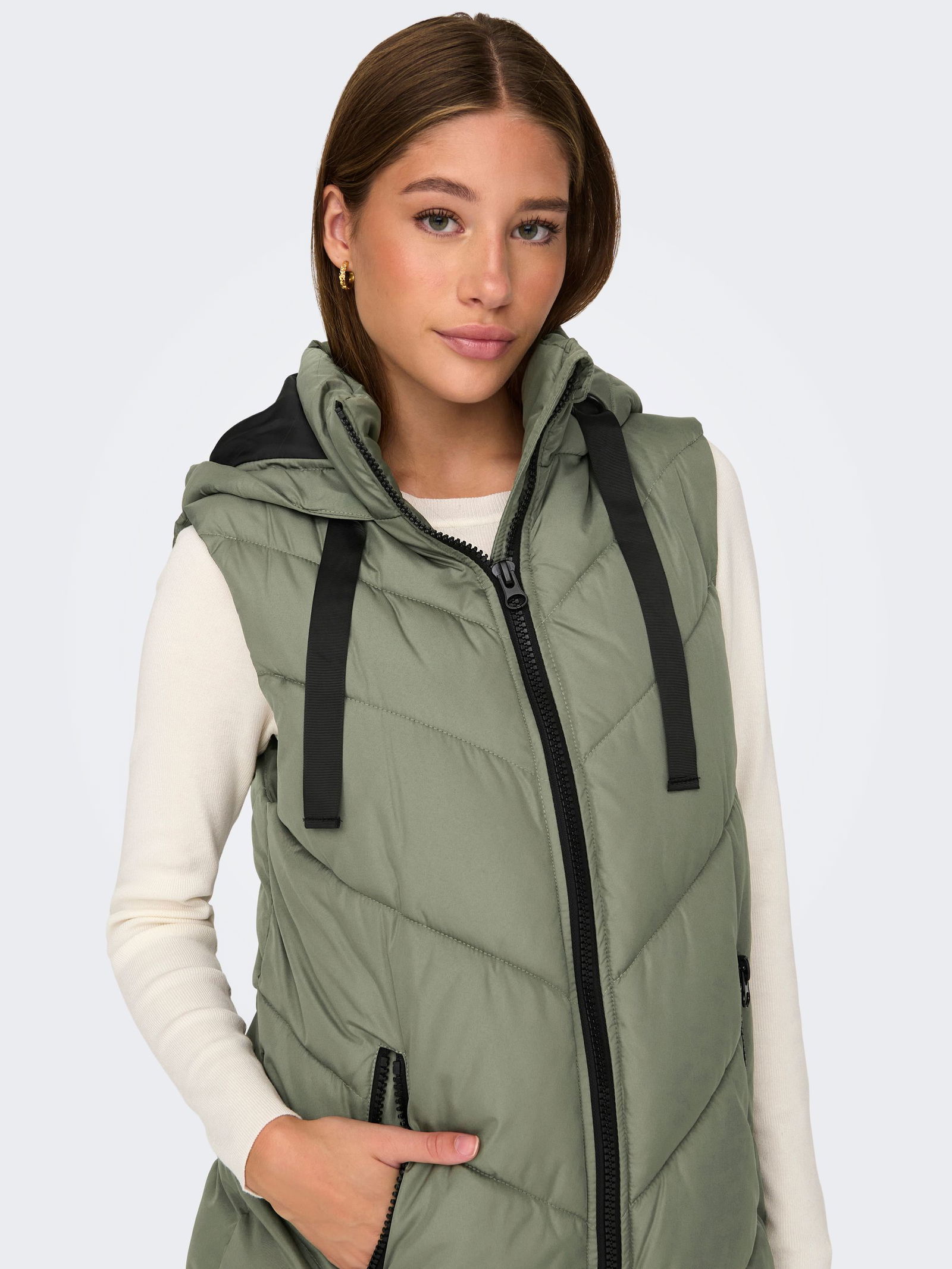 JDY | JDY Padded Hood Weste | M