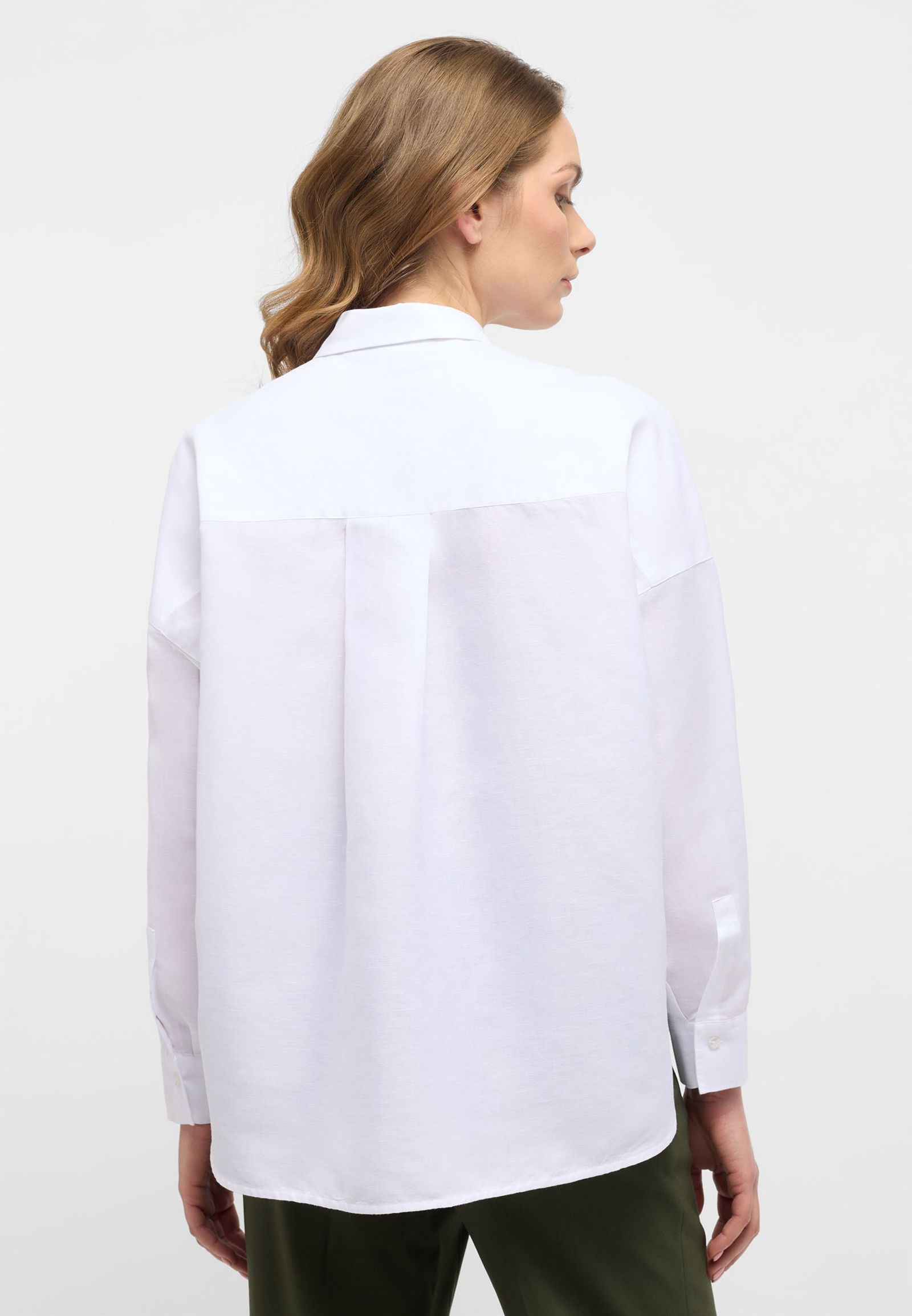 Eterna |  Eterna Bluse aus Leinen  | 36 | weiß