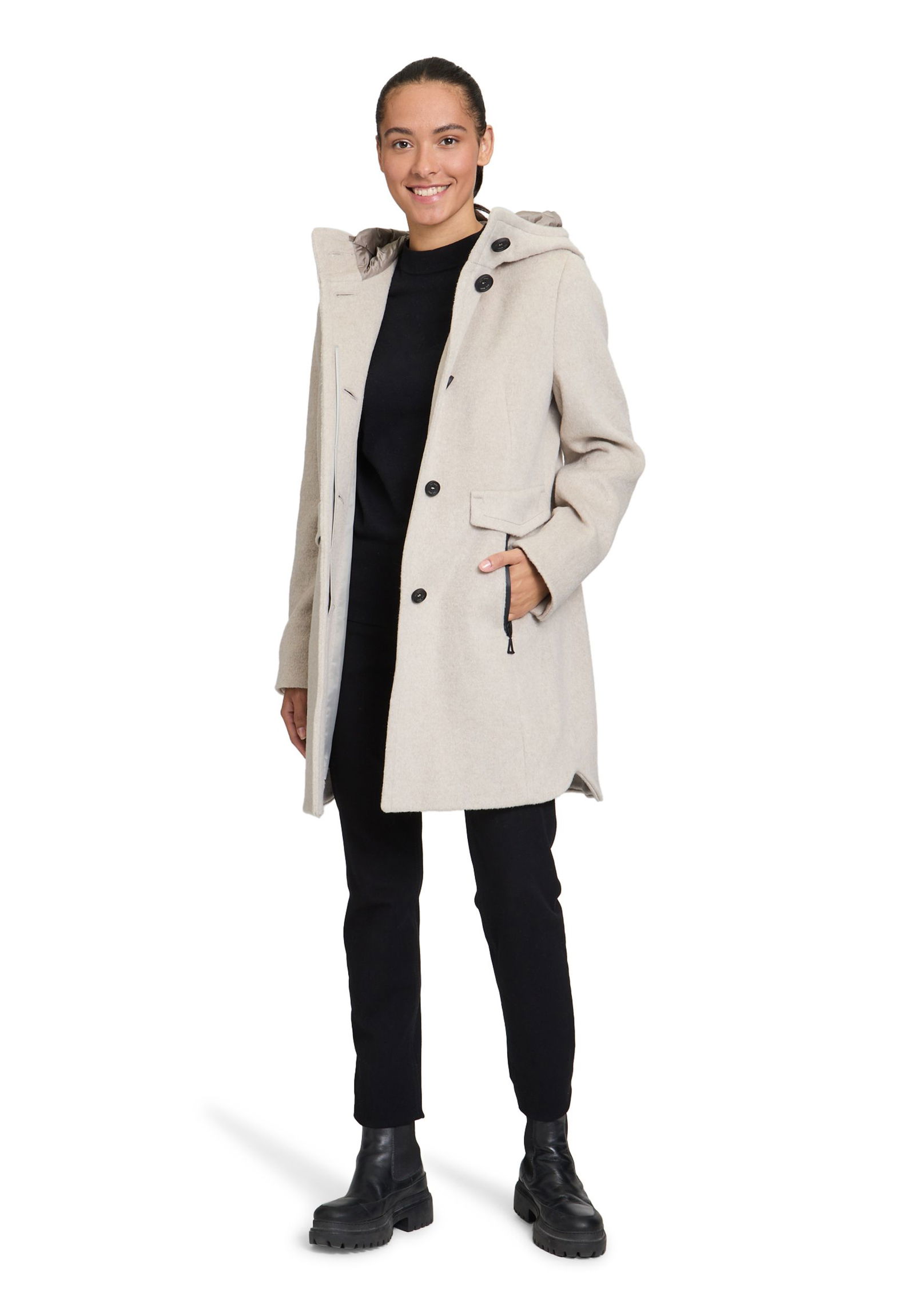 Gil Bret | Wolljacke | 40 | beige melange