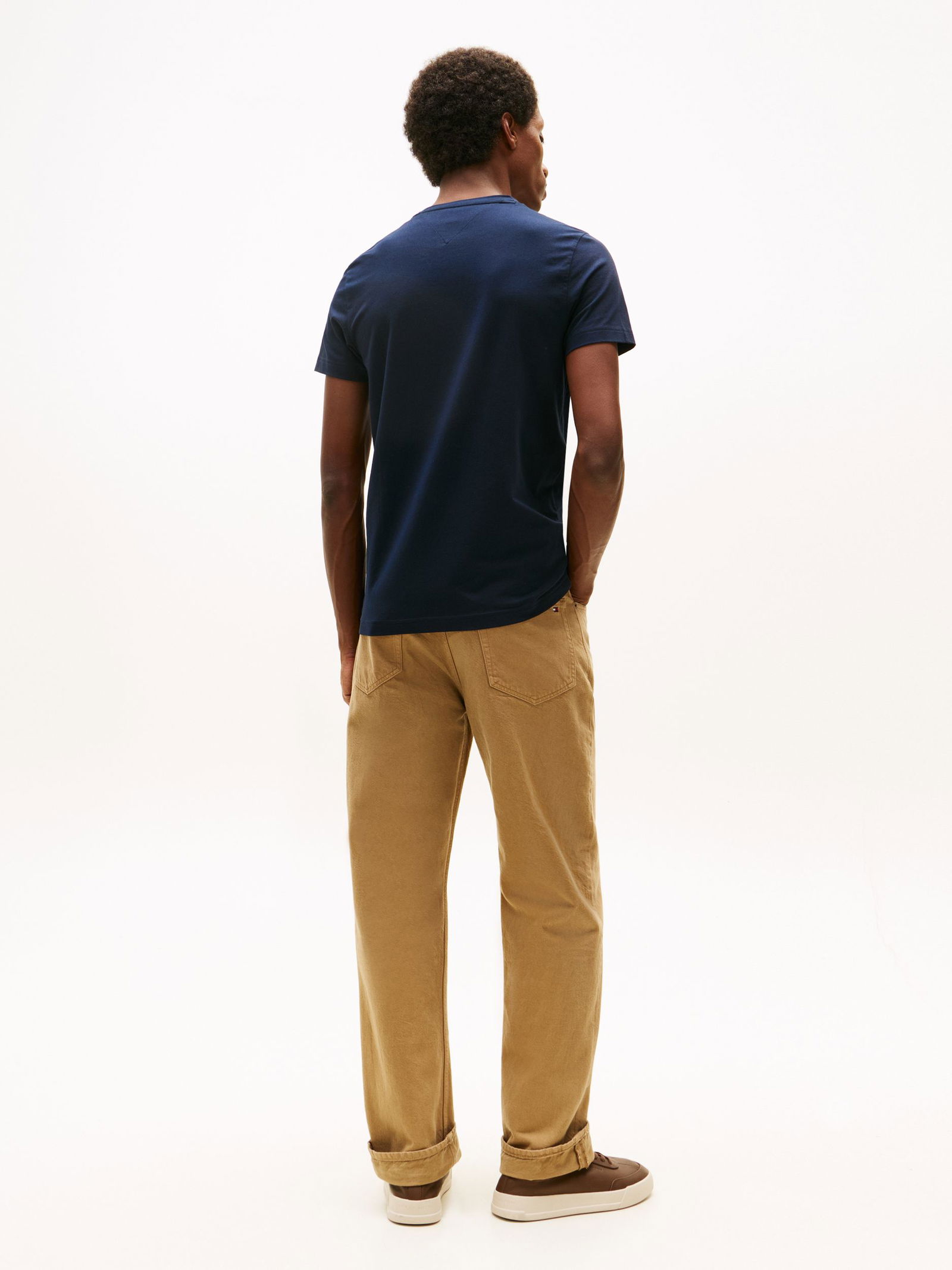 Tommy Hilfiger |  CORE STRETCH SLIM C-NECK TEE | M | desert sky