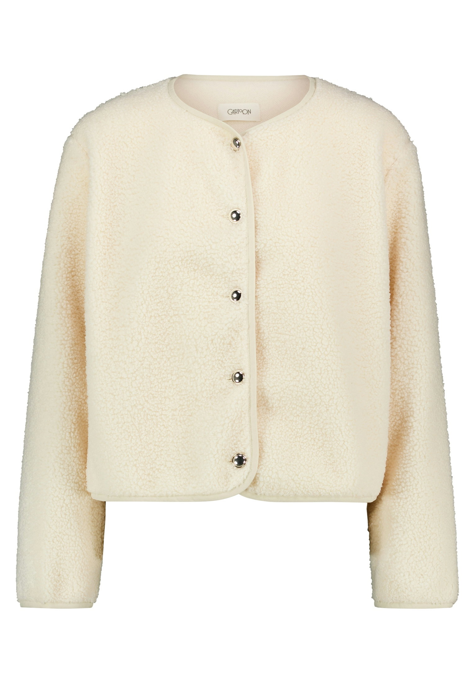 Sweat Jacke Kurz 1/1 Arm, White Swan #1