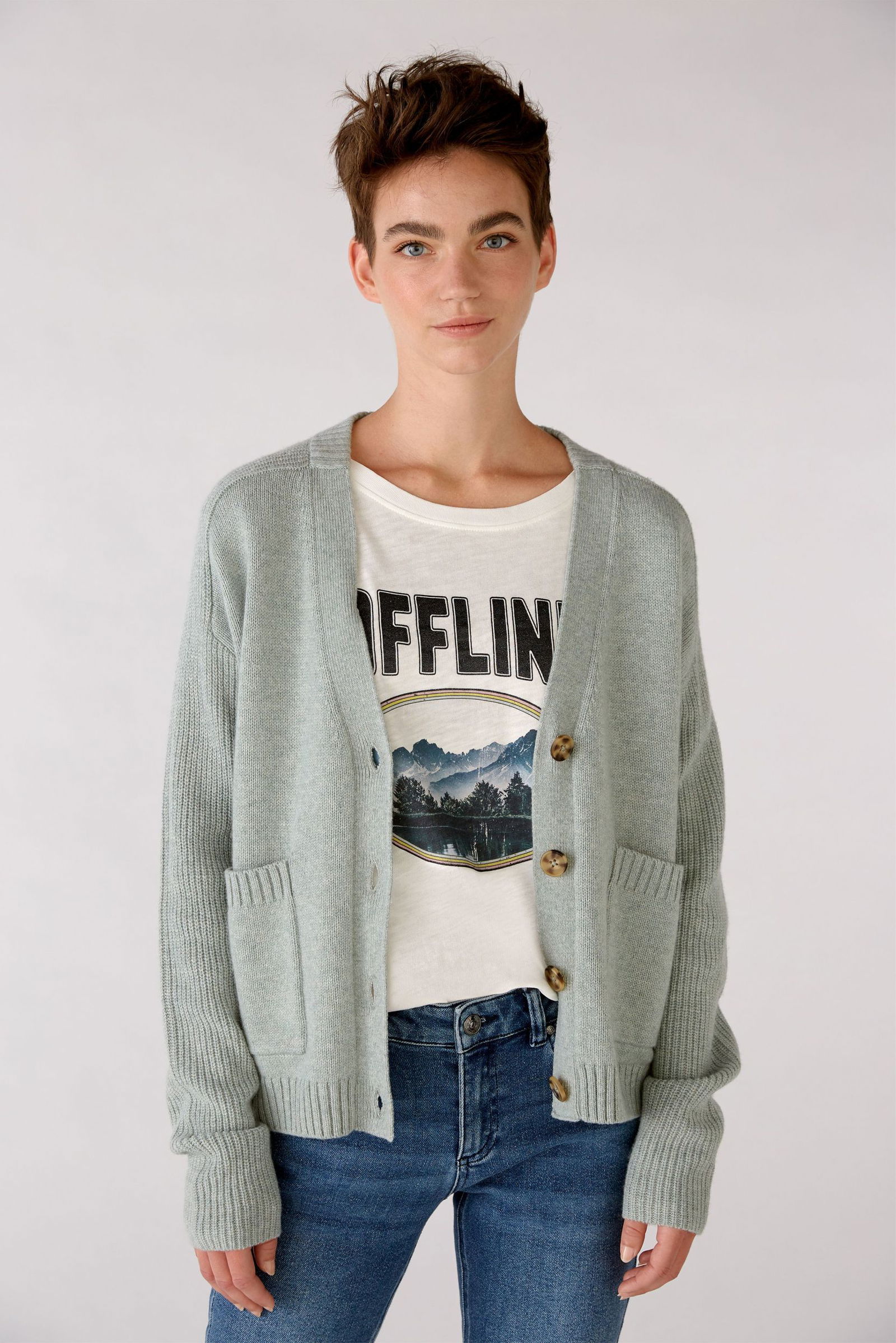 Oui Strickjacke | Cardigan