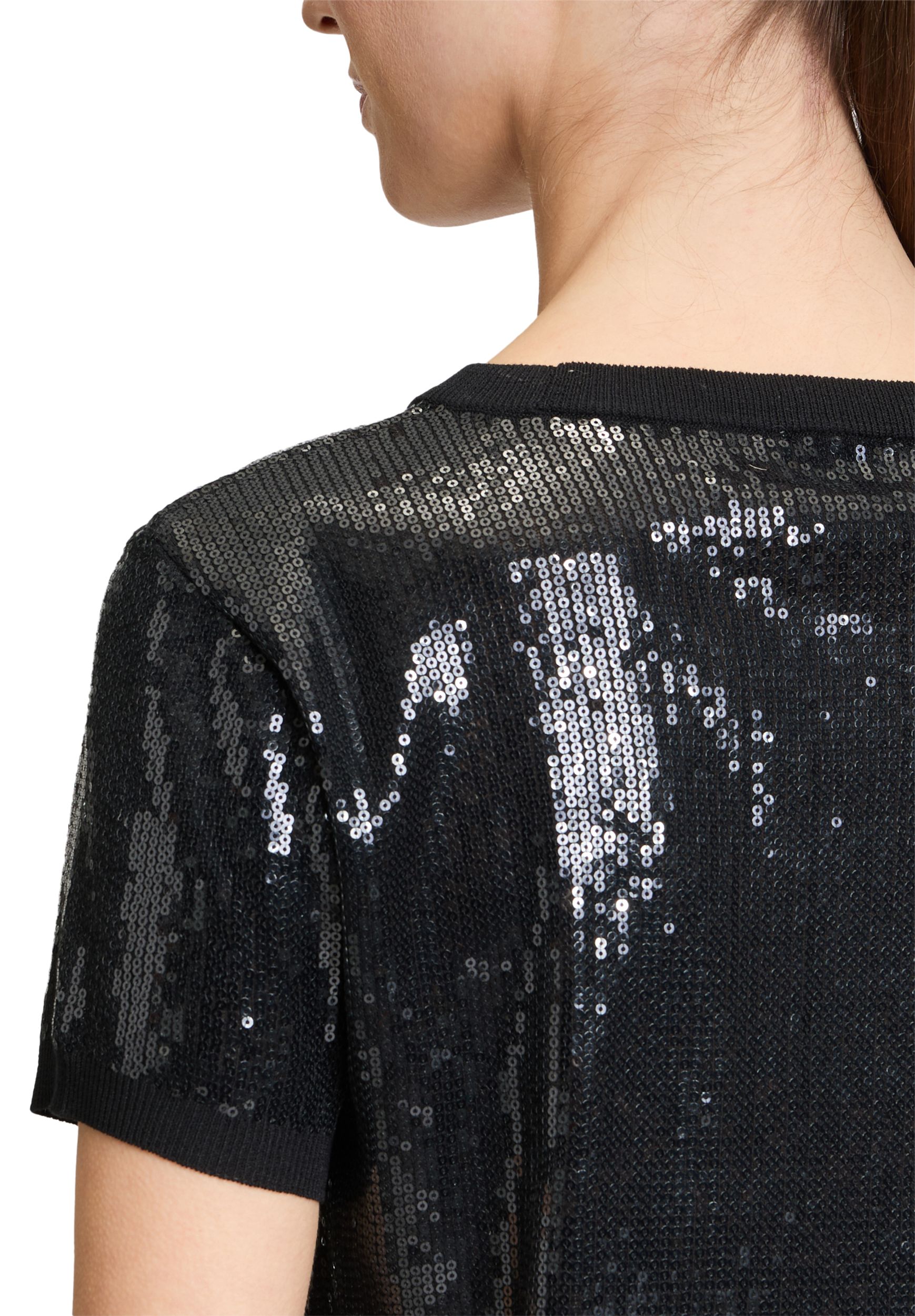 V by Vera Mont |  Basic-Strickpullover | M | schwarz