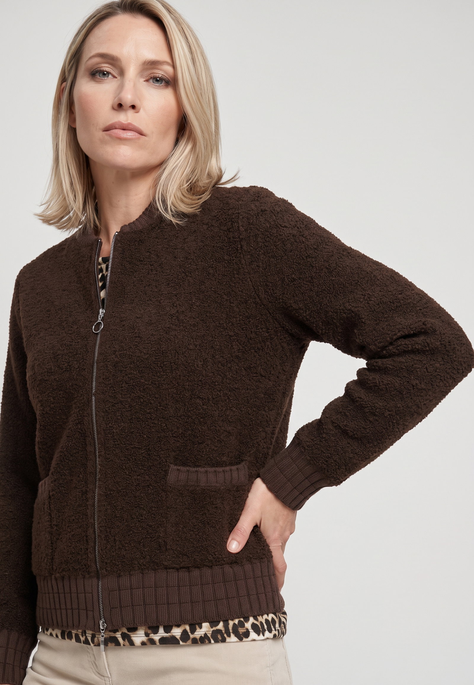 Cardigan Long Sleeves, Coffee Bean #5