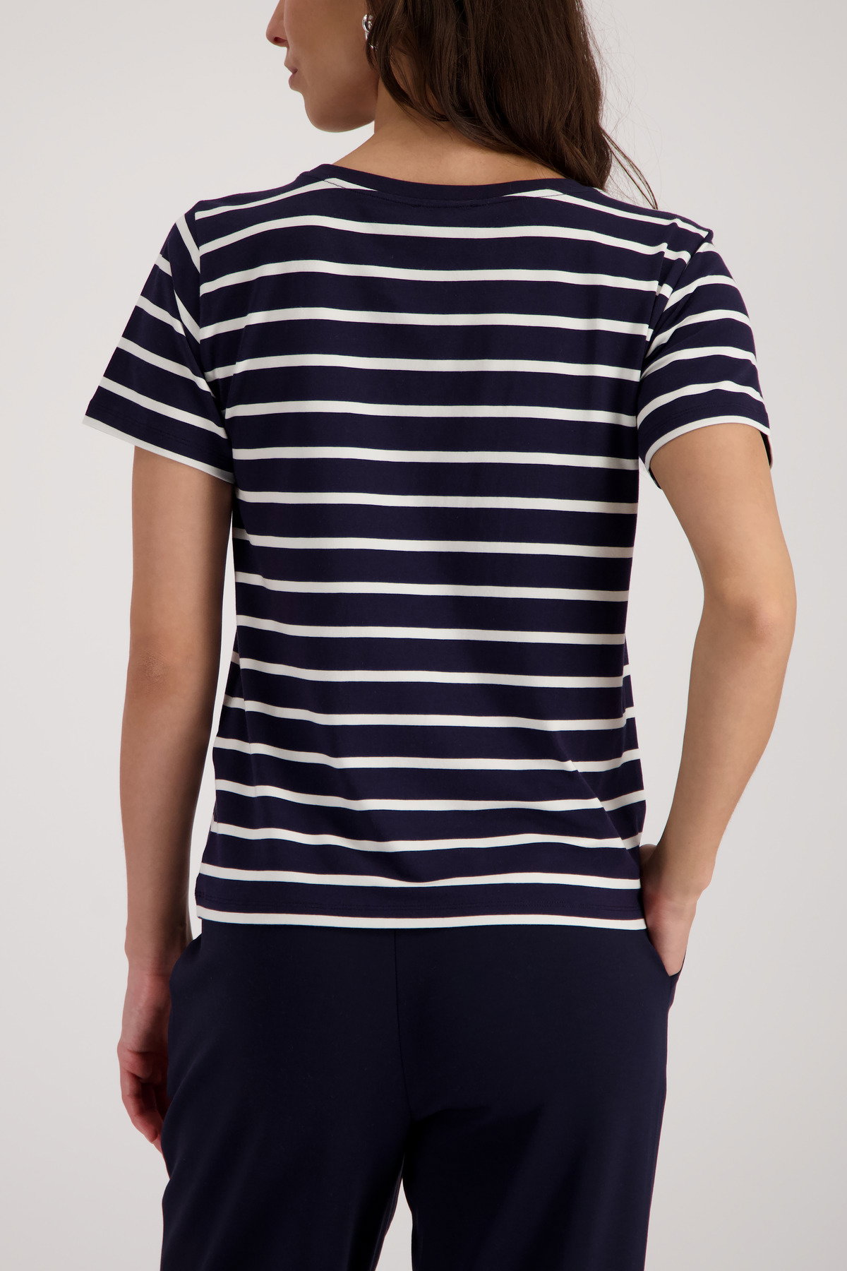 T-Shirt, marine ringel #4
