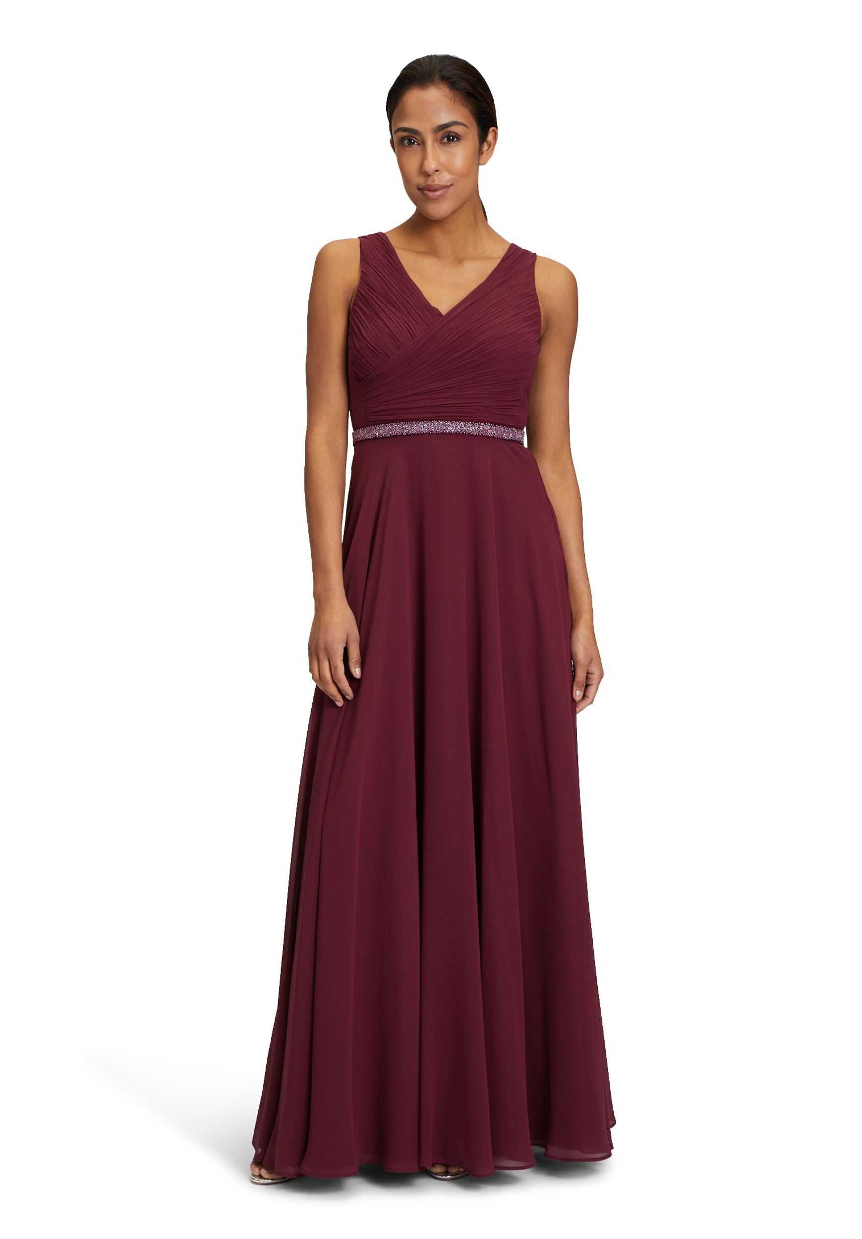 Vera Mont |  Vera Mont Langes Kleid  | 42 | deep wine