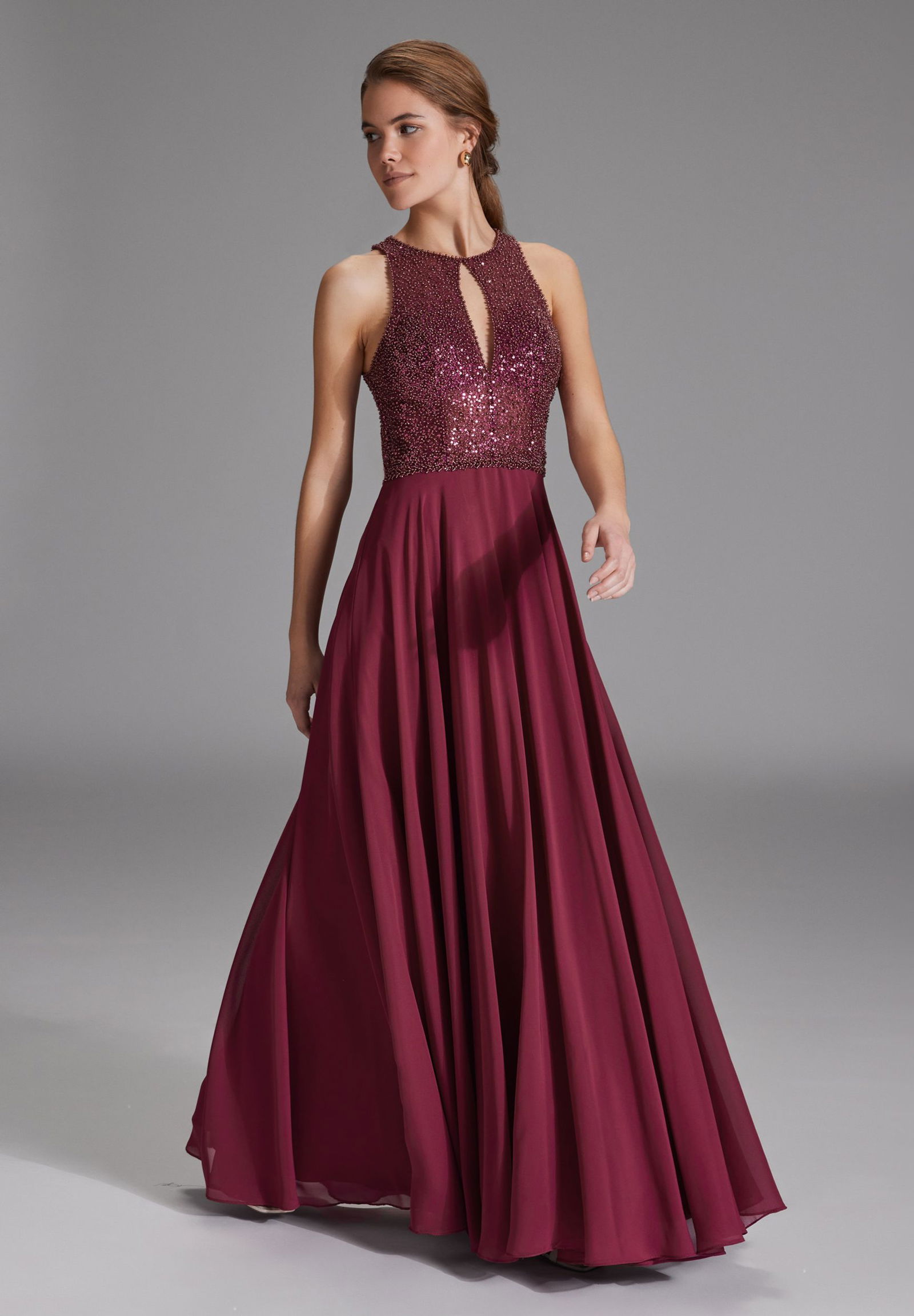 Hey Kyla |  Hey Kyla Langes Kleid  | 36 | grape wine