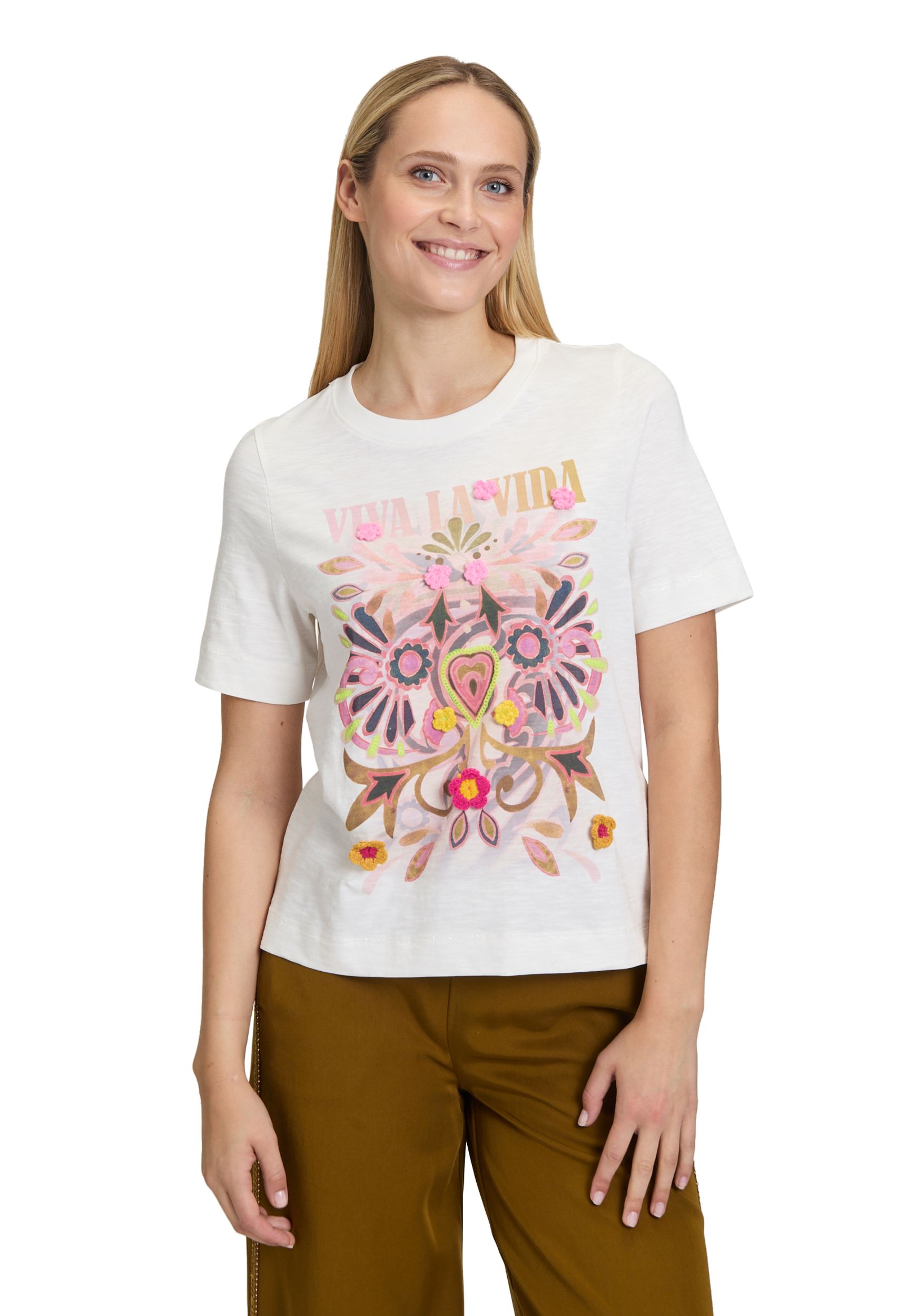  |  Printshirt | 44 | patch cream/rosé