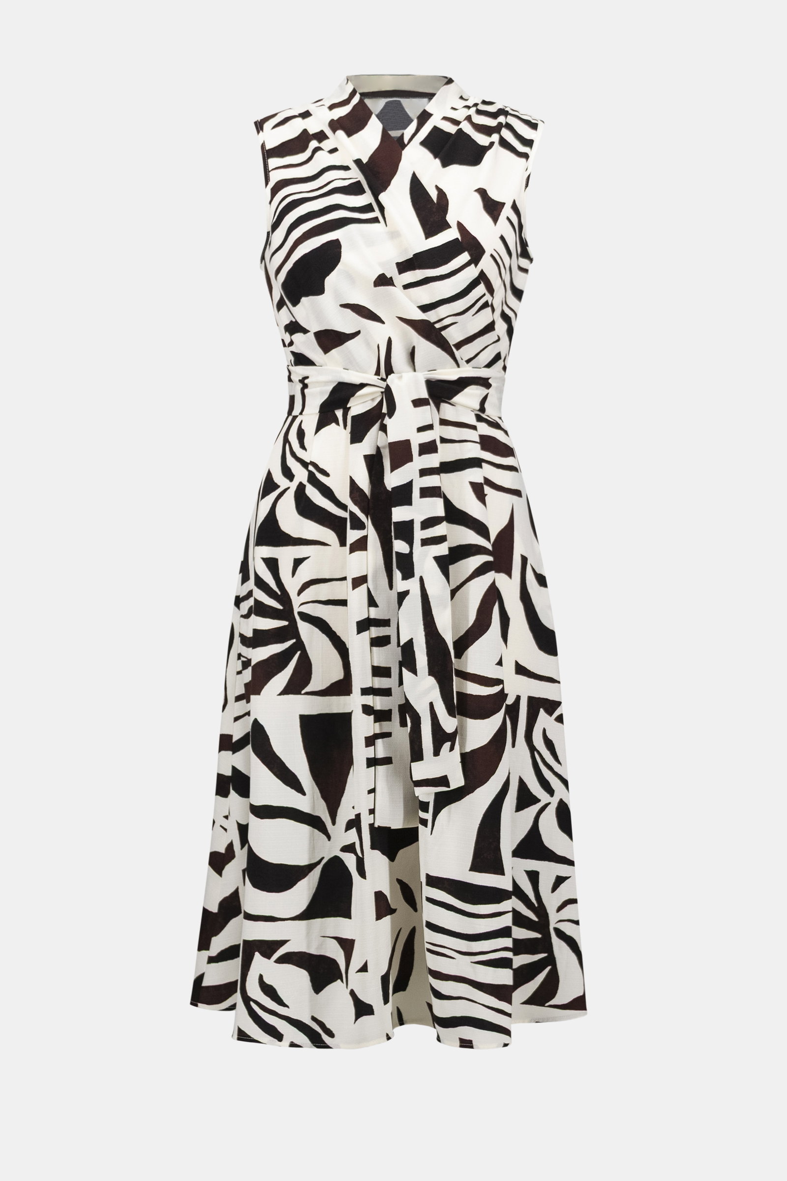 Joseph Ribkoff Midikleid Wickelkleid mit Gürtel und abstraktem Muster #5