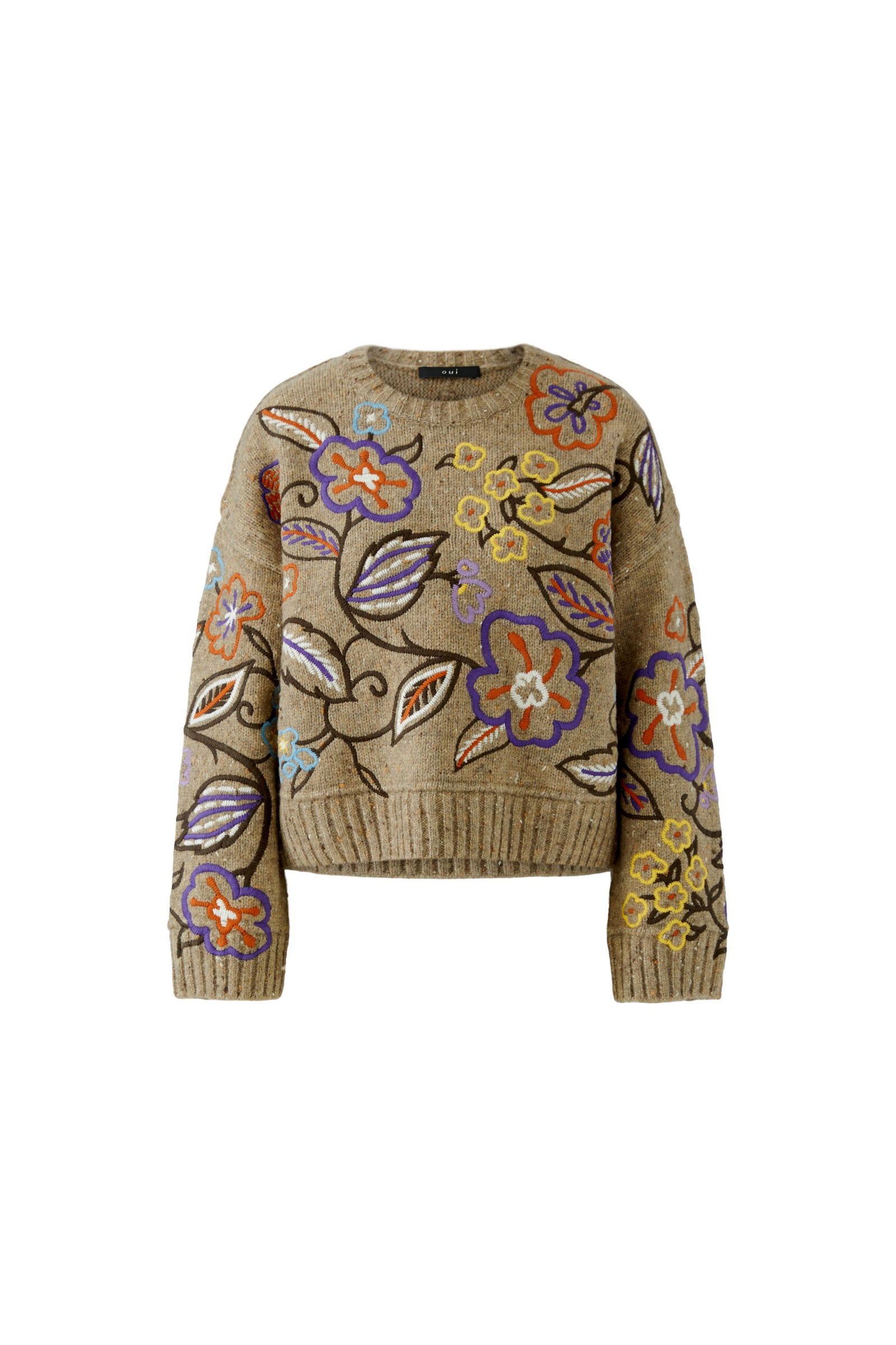 Pullover, camel violet #1