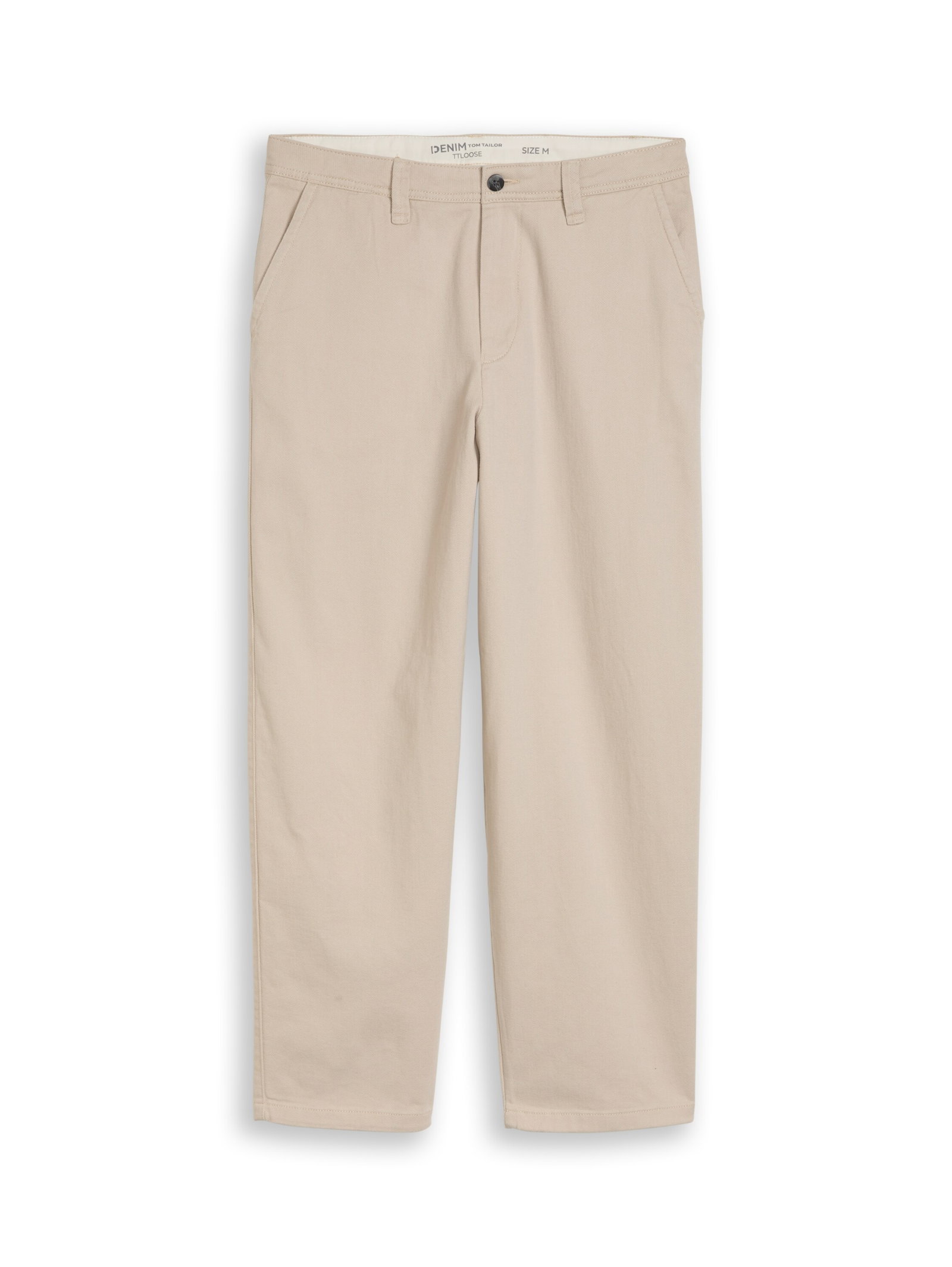 loose fit twill chino, muted grey #1