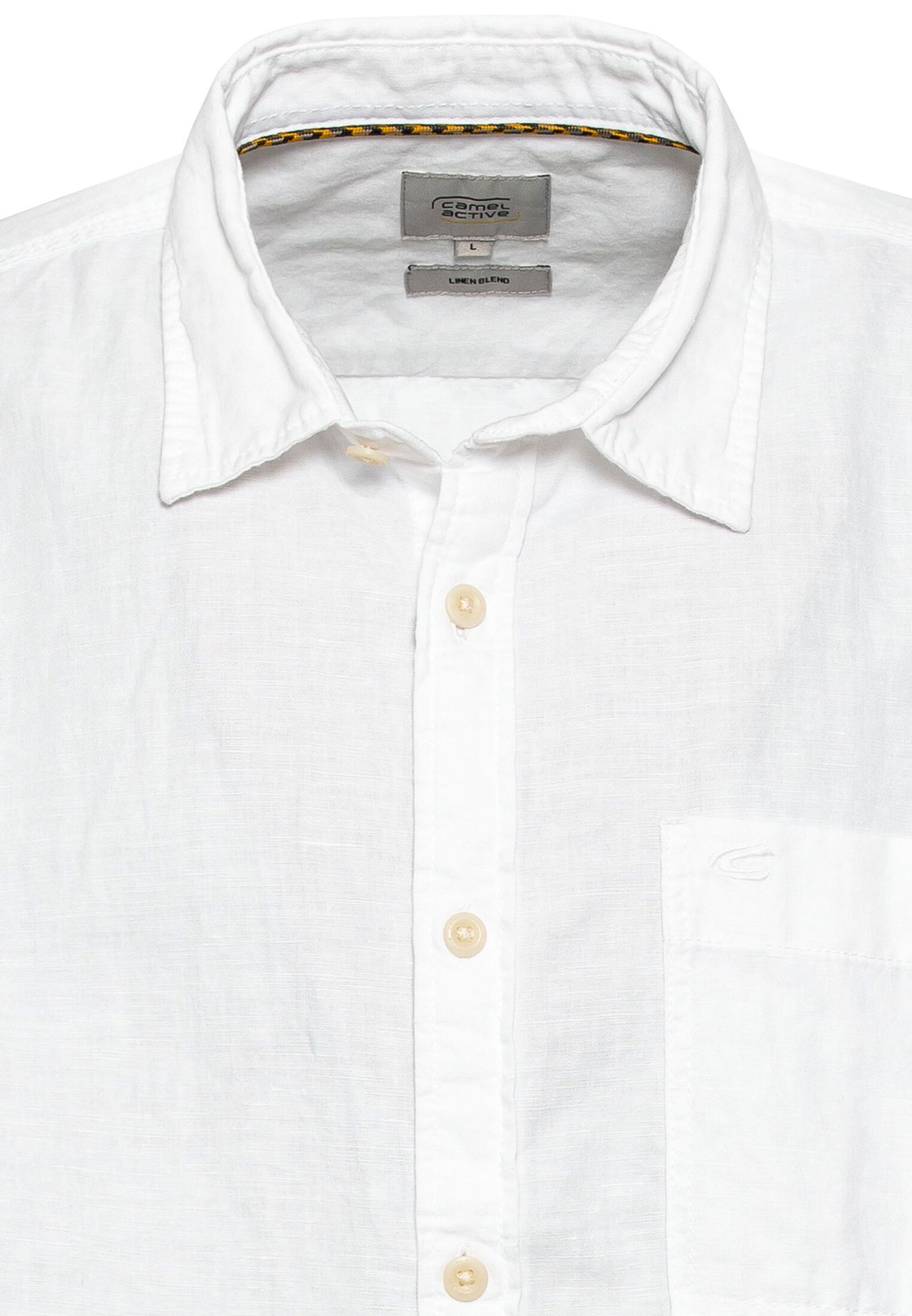 Camel Active |  Camel Active Hemd Regular Fit  | XXL | white