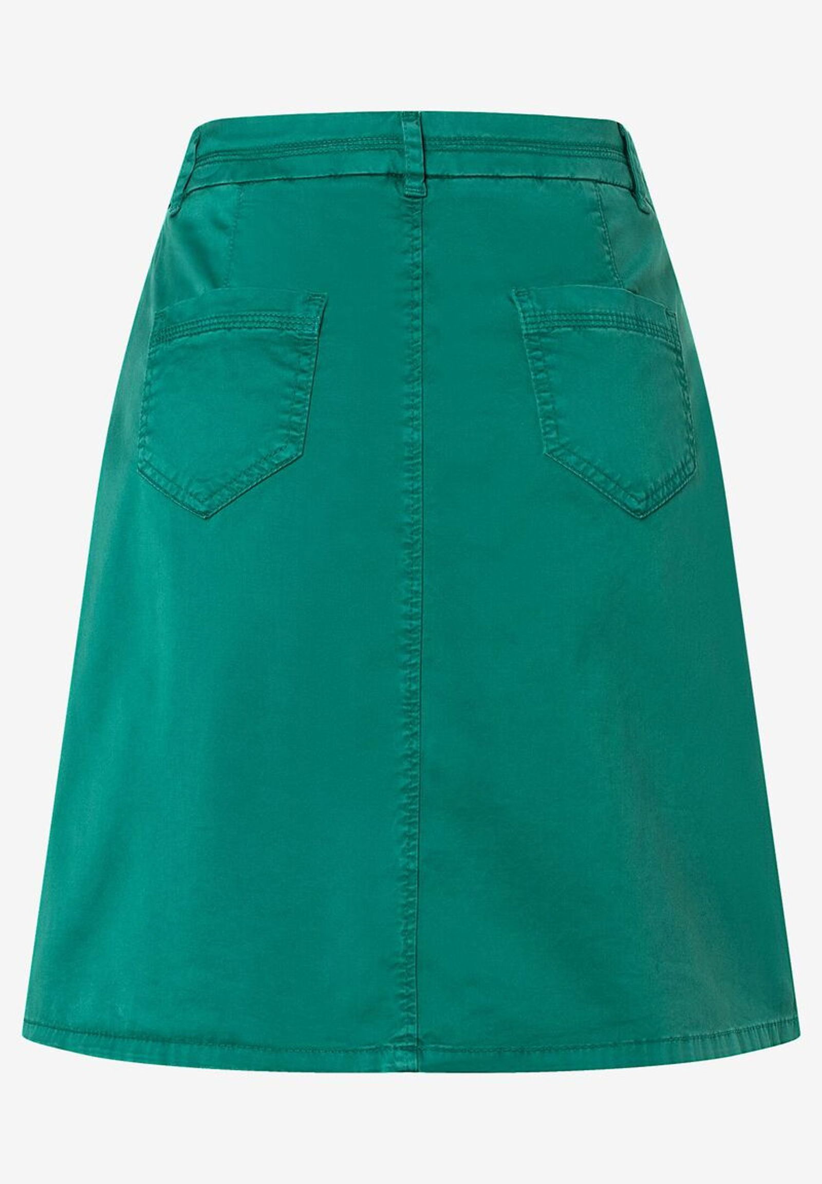  | CO-Sateen Skirt, summergarden green | 40