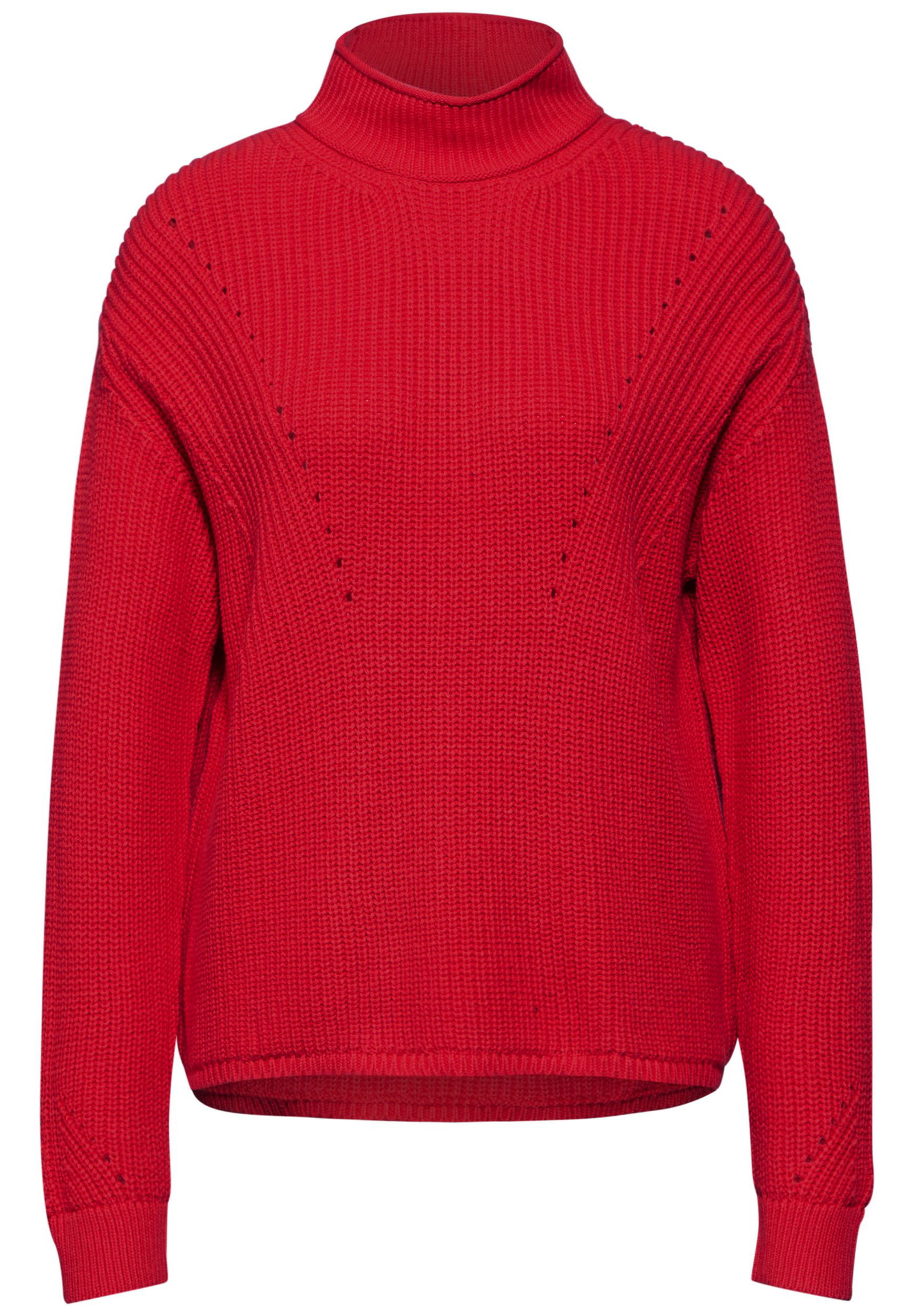 Street One | Street One Pullover | 44 | mandarin red