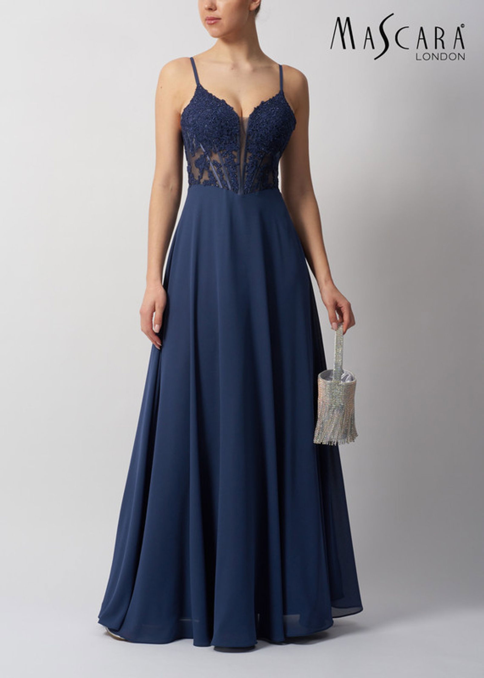 eb04a3289d5a92cc1b04dddc9b8fab54 Mascara London | Mascara London Langes Kleid | 40 | airforce