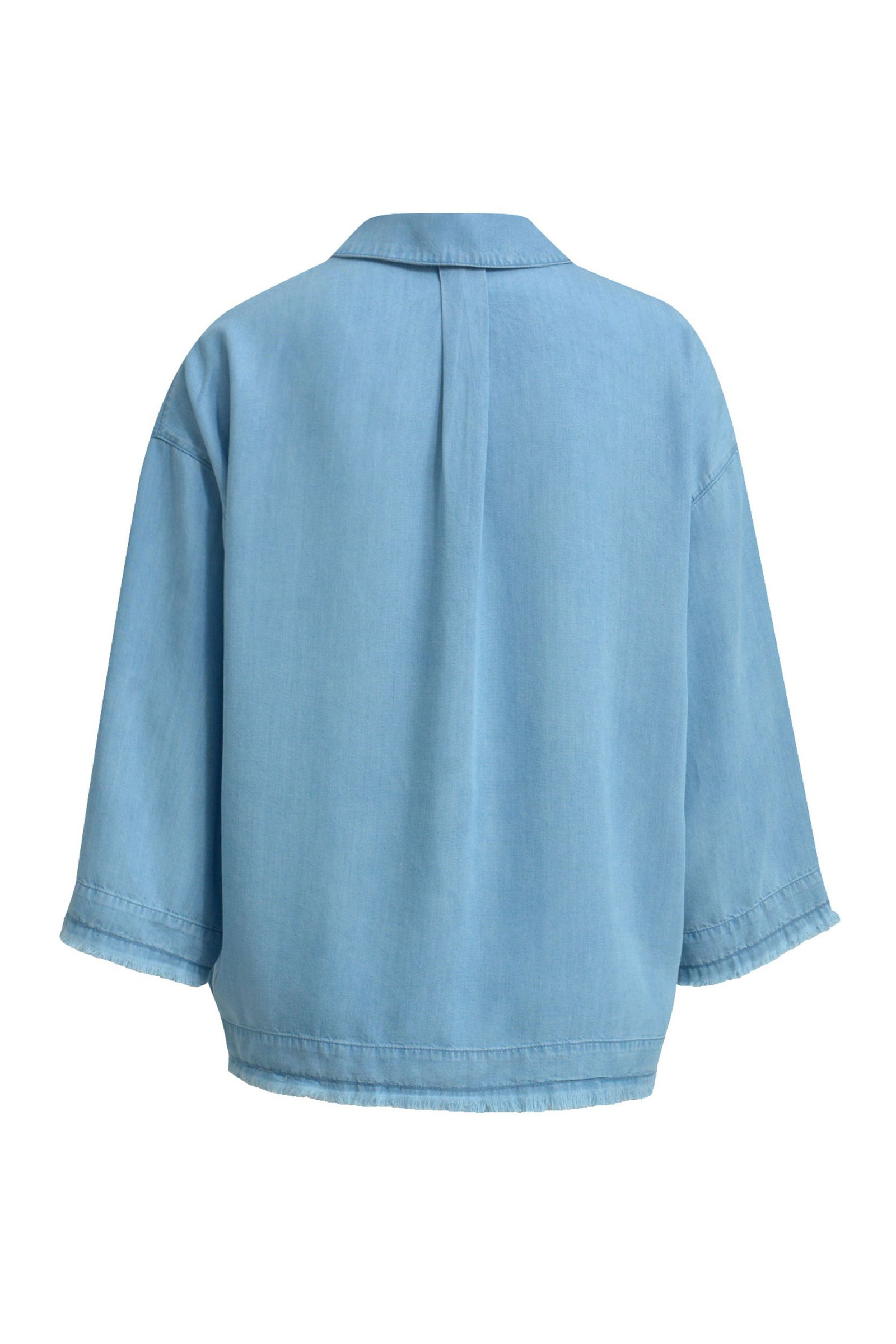 Smith&Soul |  Cropped Denim Shirt Blouse | XS | denim