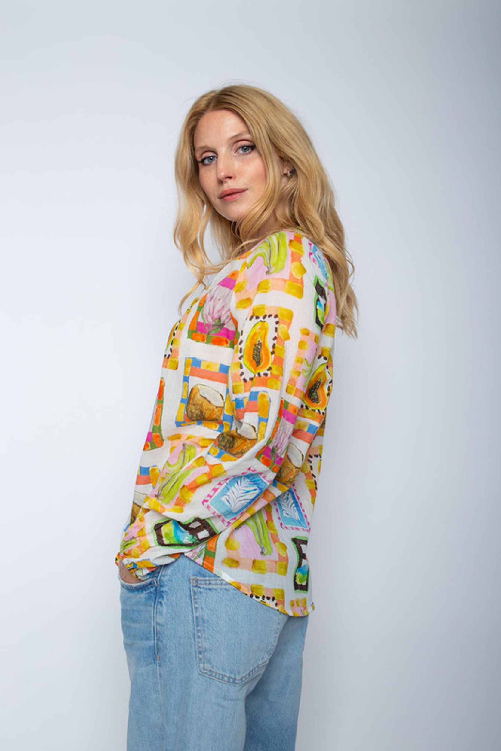 Emily van den Bergh |  Emily van den Bergh Druckbluse  | 38 | 1004_198