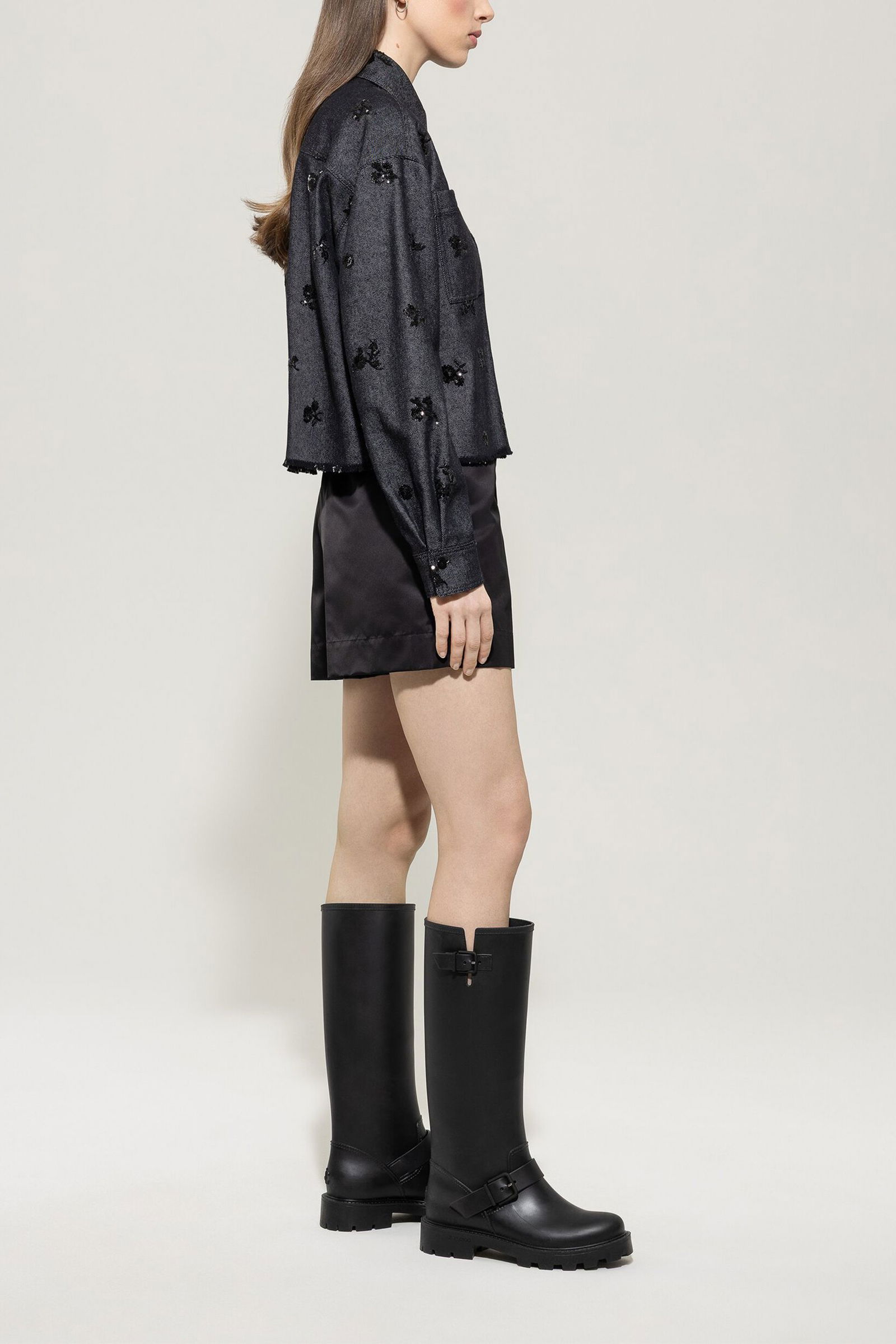 Luisa Cerano |  Luisa Cerano Jeansjacke  | 38 | salt and pepper