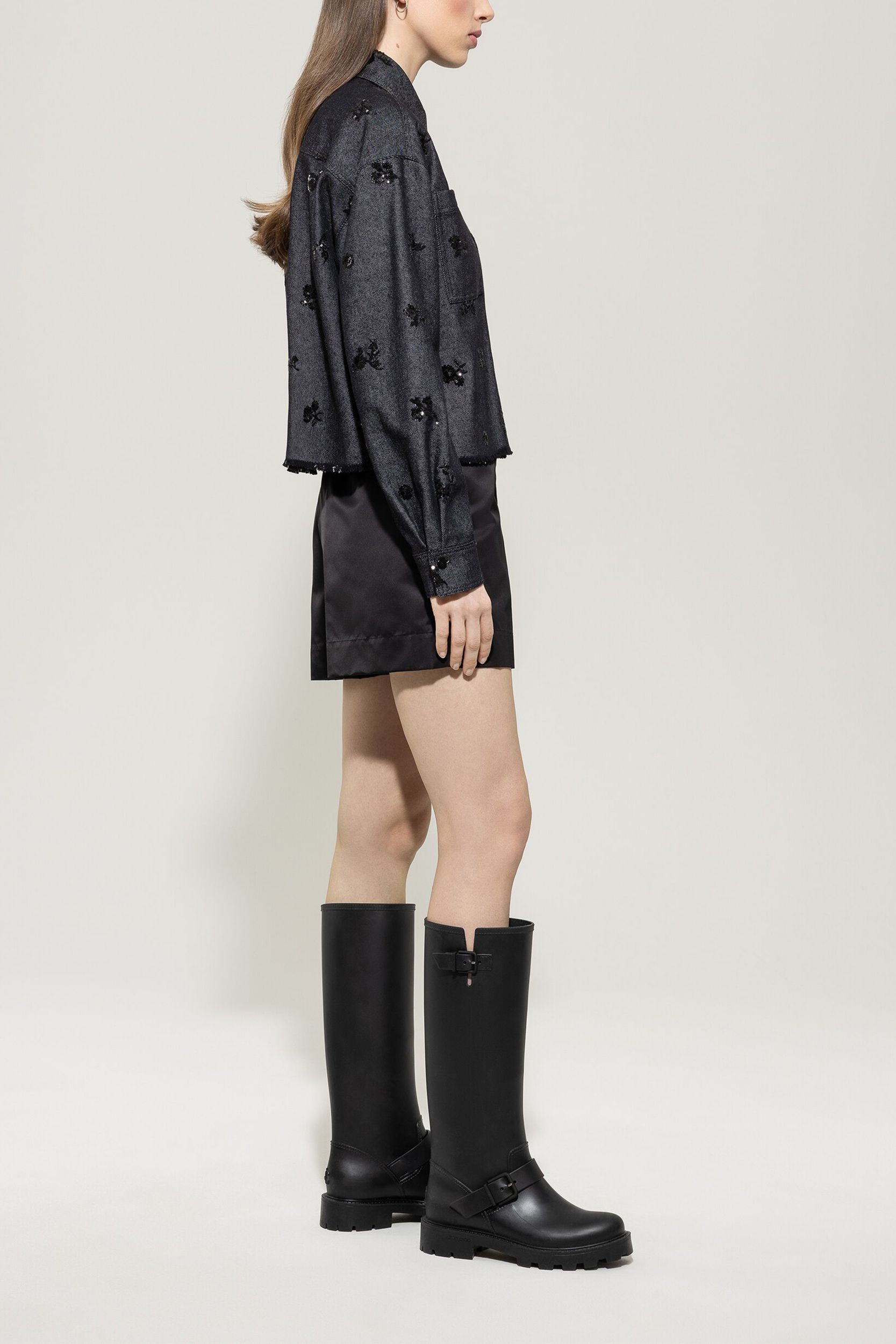 Luisa Cerano |  Luisa Cerano Jeansjacke  | 38 | salt and pepper