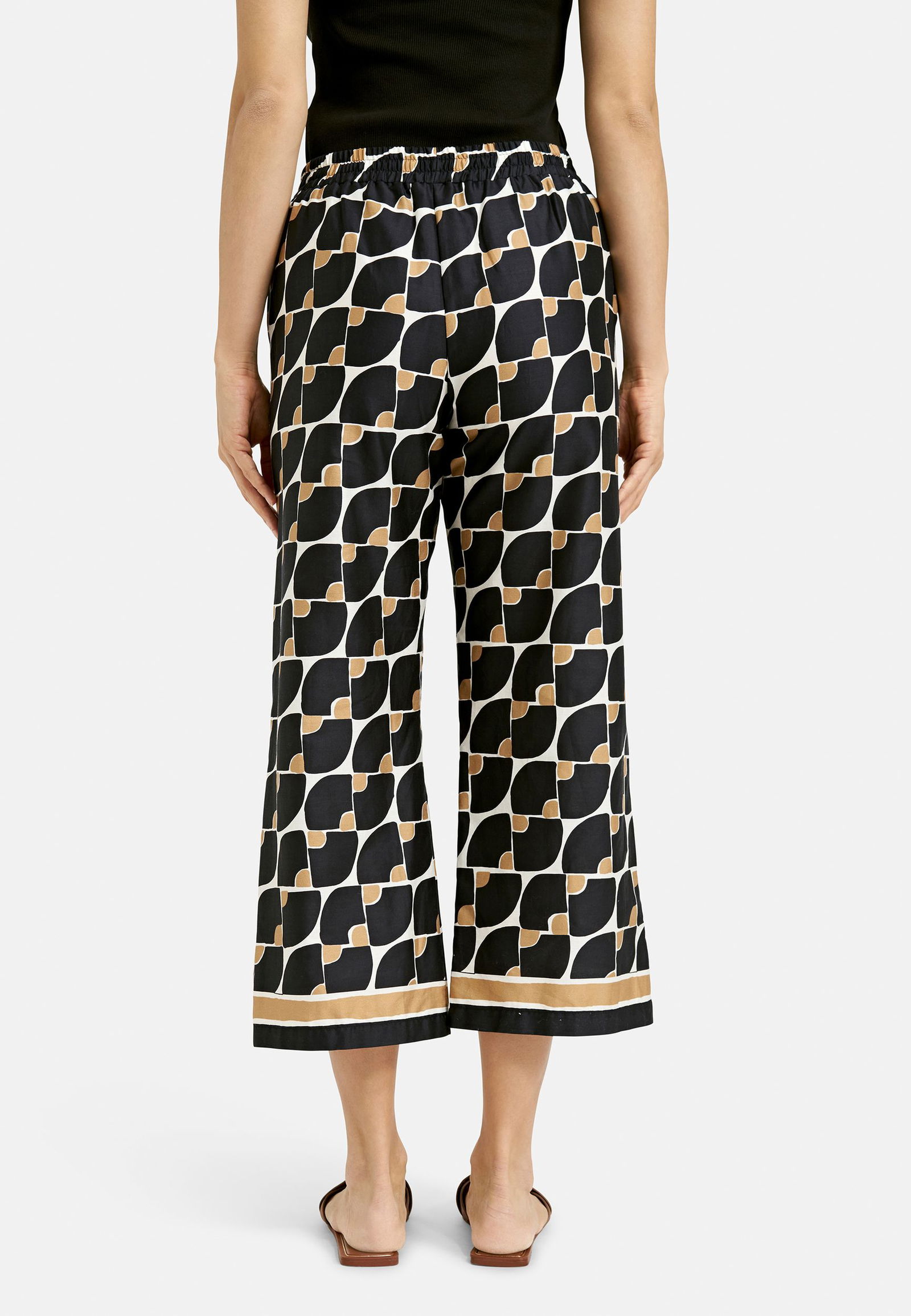 Milano |  Milano 7/8-Hose  | 38 | black print