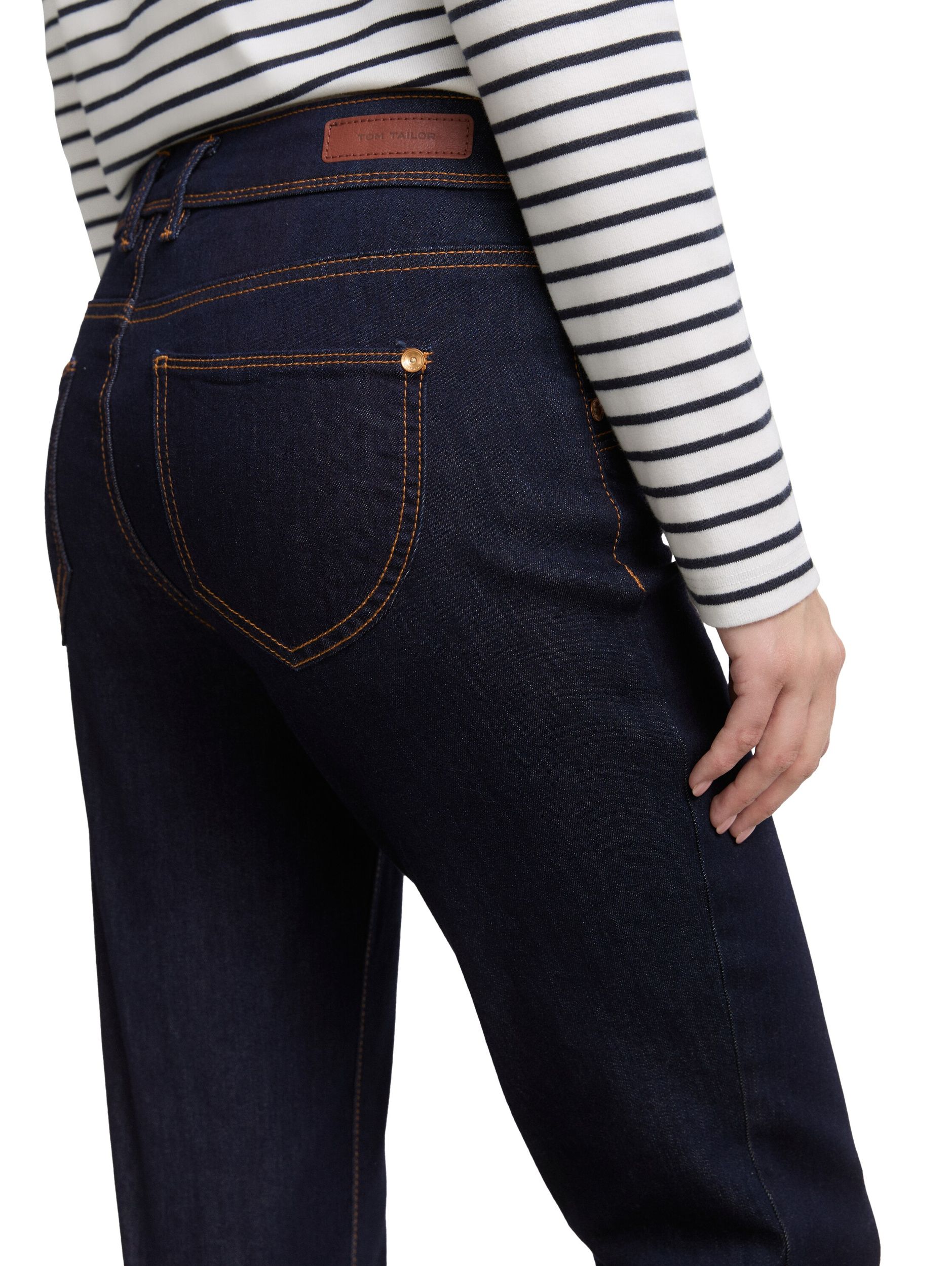 Tom Tailor |  TTALEXA Straight Jeans mit Bio-Baumwolle | 34/32 | rinsed blue denim