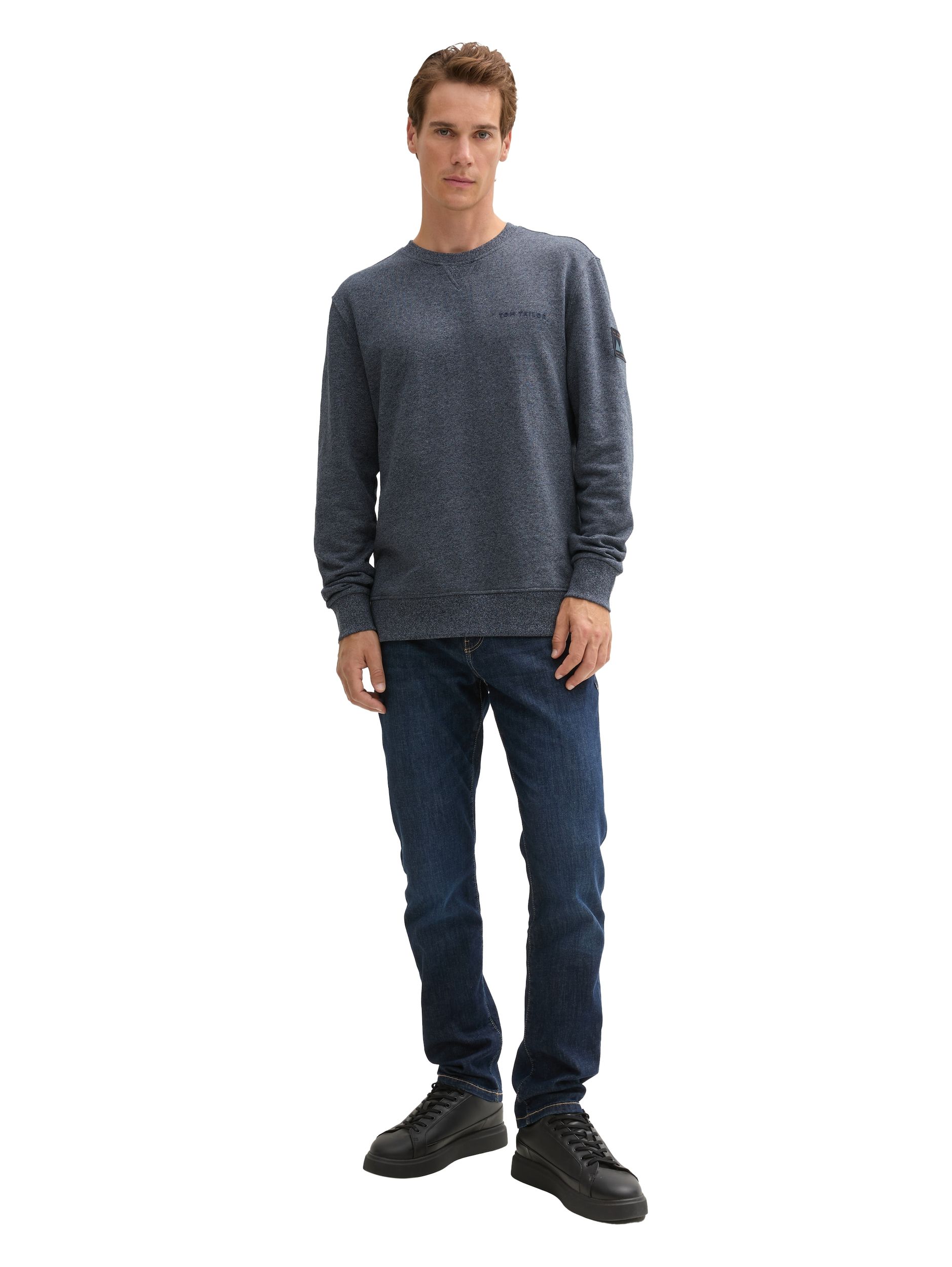 Tom Tailor |  Tom Tailor Pullover  | M | navy grindle structure