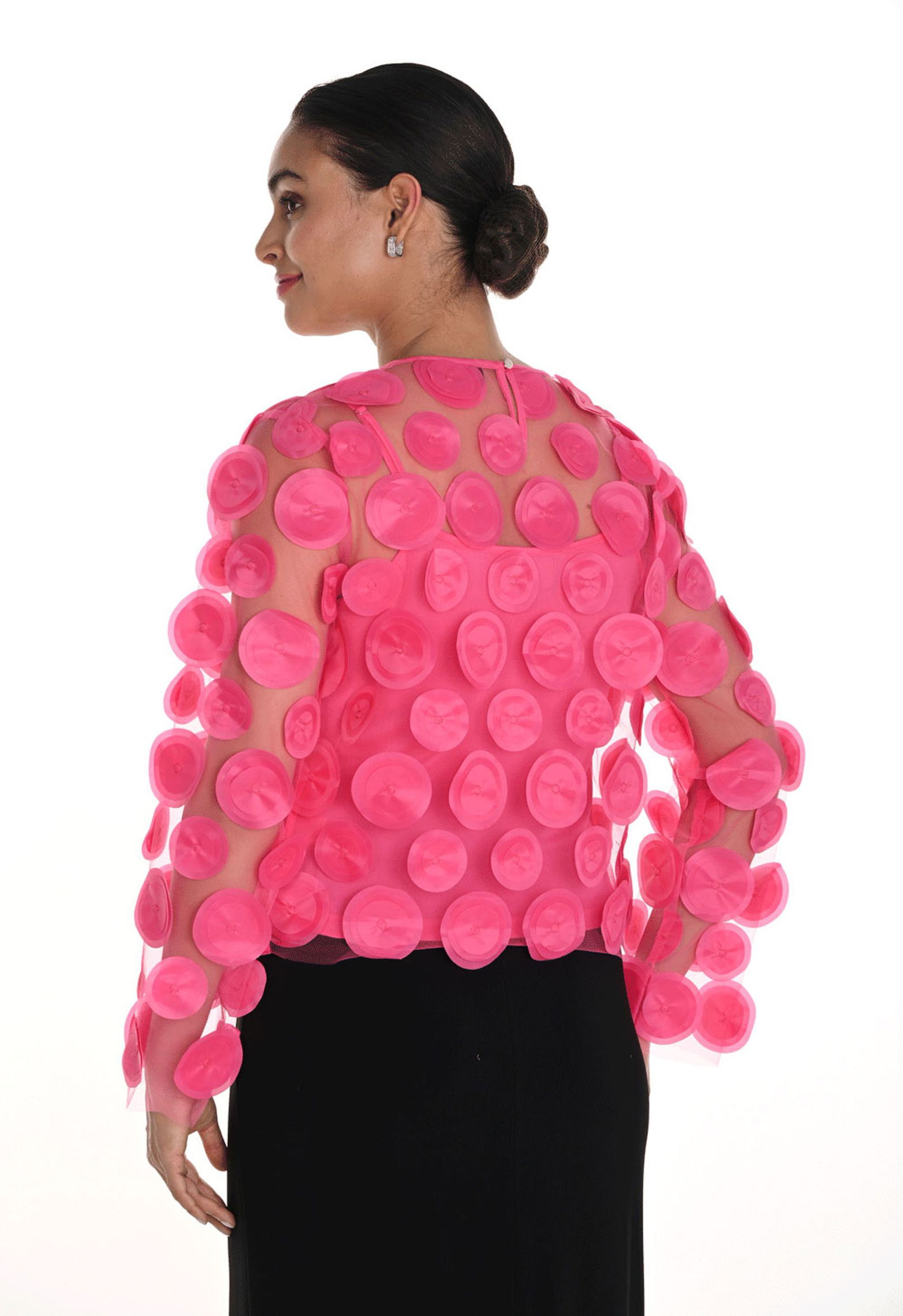 93b4fdaa7bf6aa6a6e12770215337aaa Frank Lyman | Frank Lyman Design-Top mit 3D-Applikationen | L