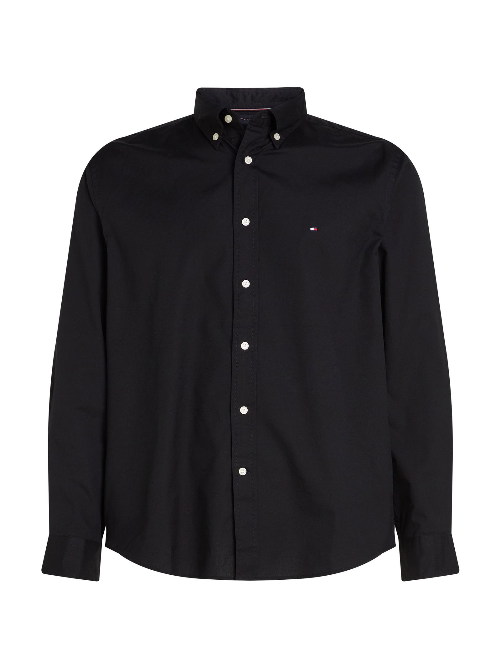 Tommy Hilfiger |  Tommy Hilfiger Hemd Regular Fit  | M | black