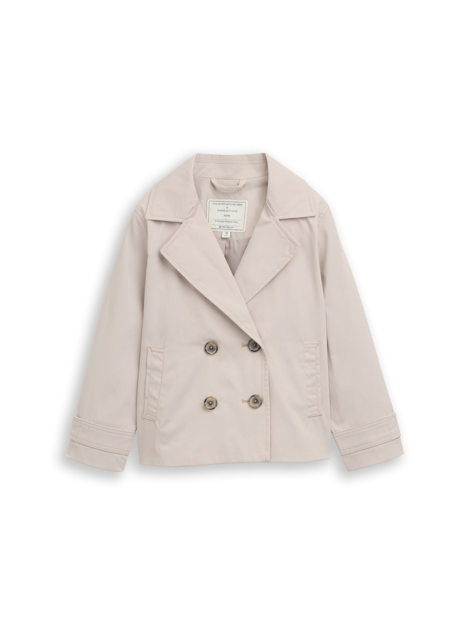 Trenchcoat mit wasserabweisender Funktion #1