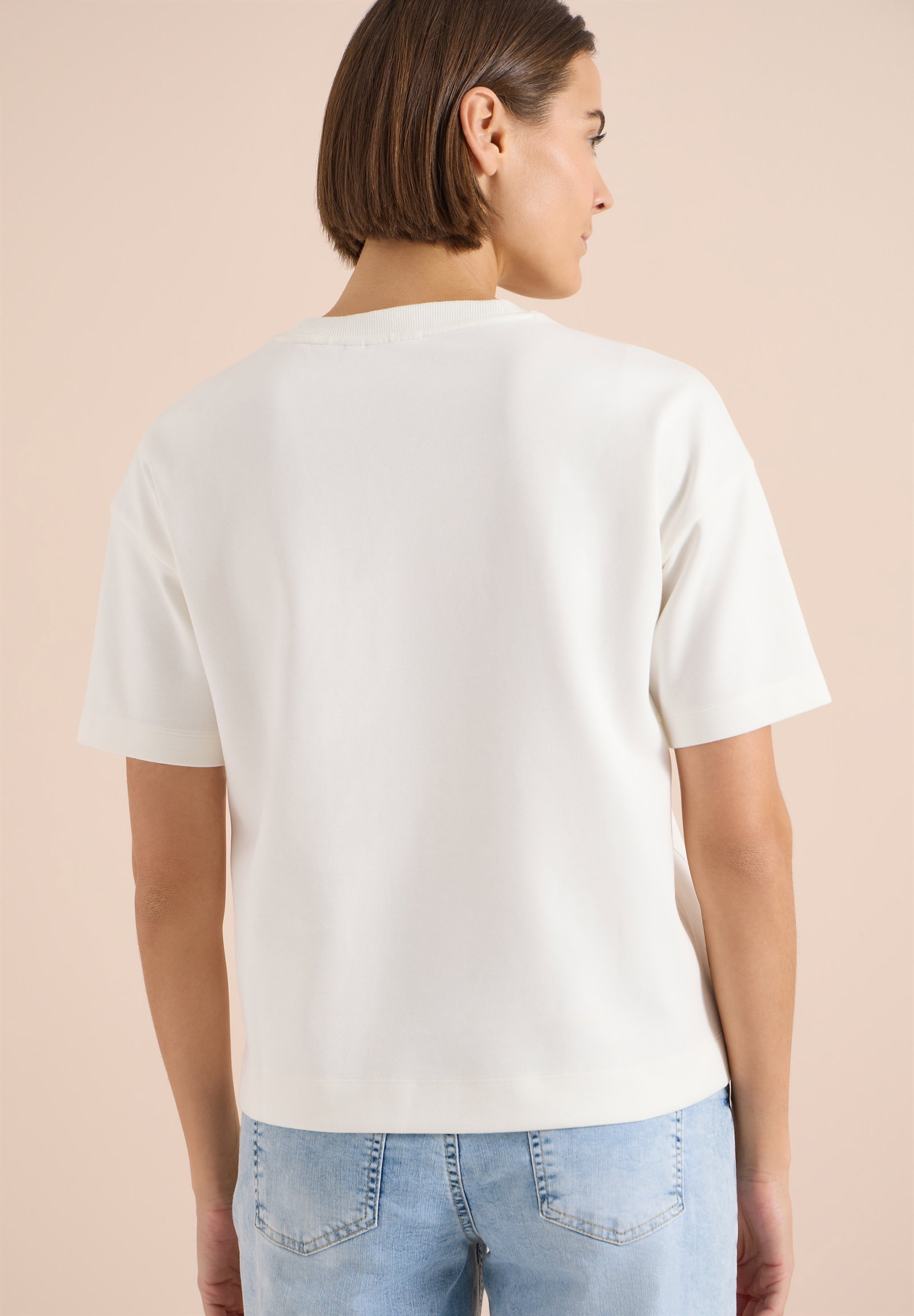 Sweatshirt w. Embroidery, vanilla white #4