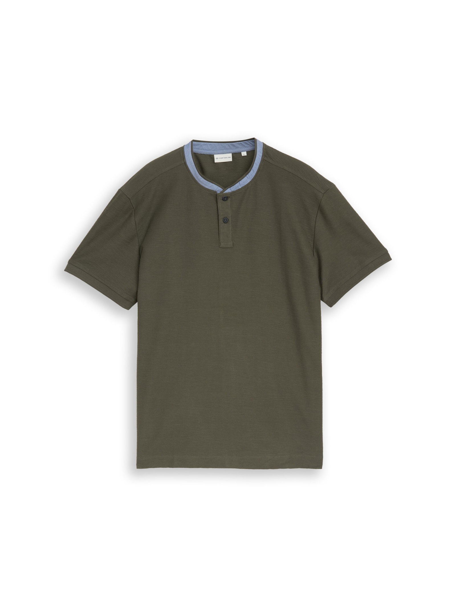 Tom Tailor structured polo, deep leaf green #1
