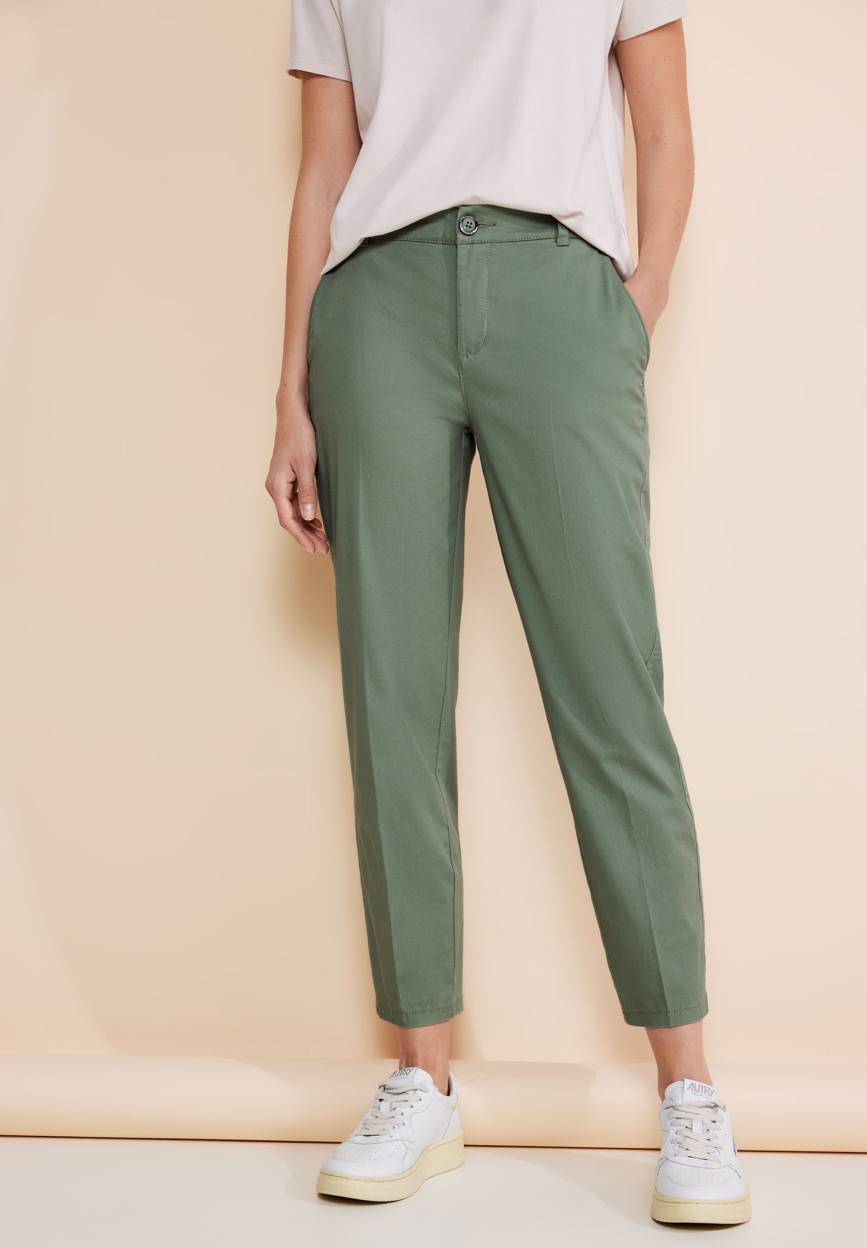 Street One |  Street One Chino  | 34/28 | dry salvia green