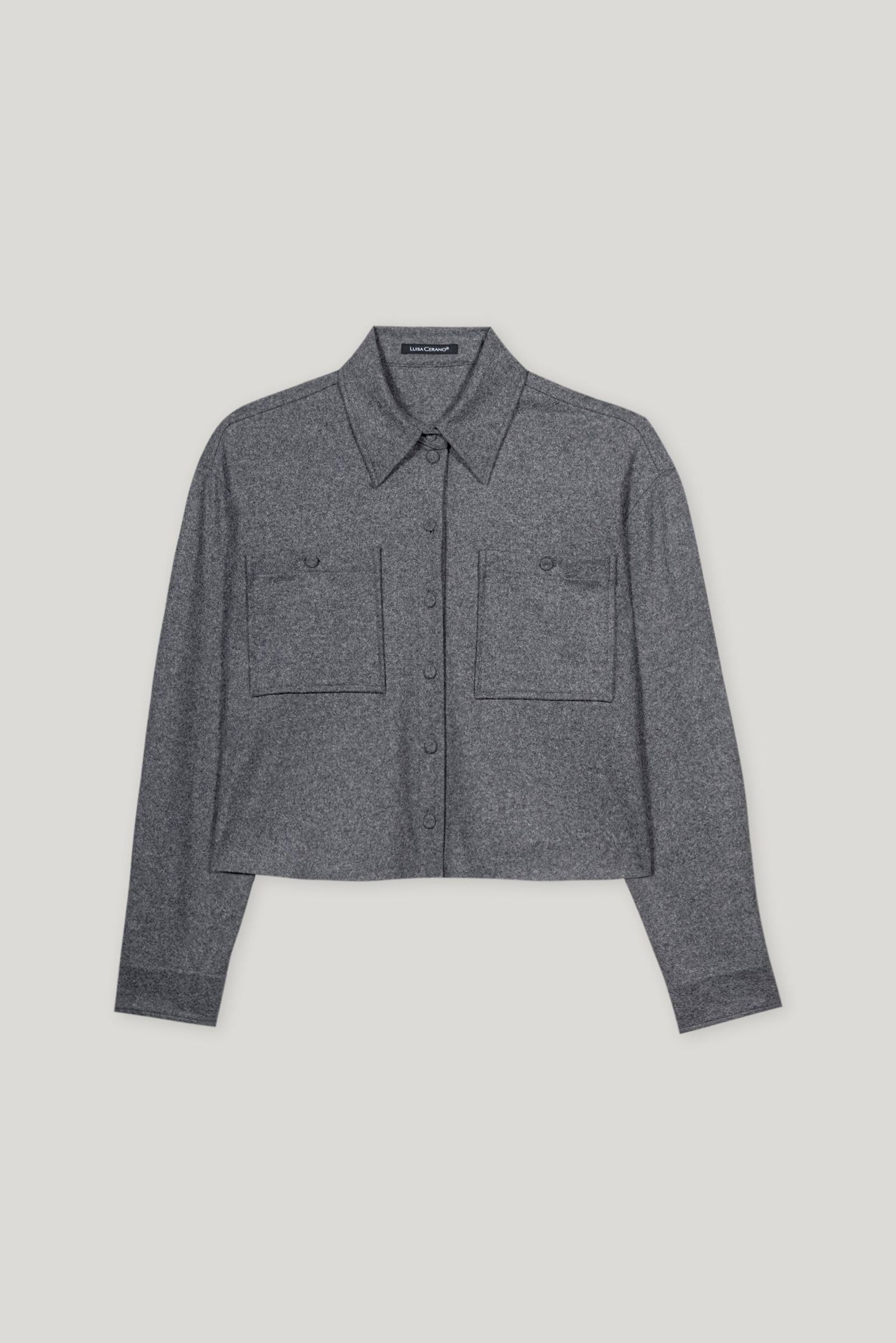 74d70379489a2162be1b5bfa0e9a6e4b Luisa Cerano | Luisa Cerano Hemdbluse | 42 | dark grey melange