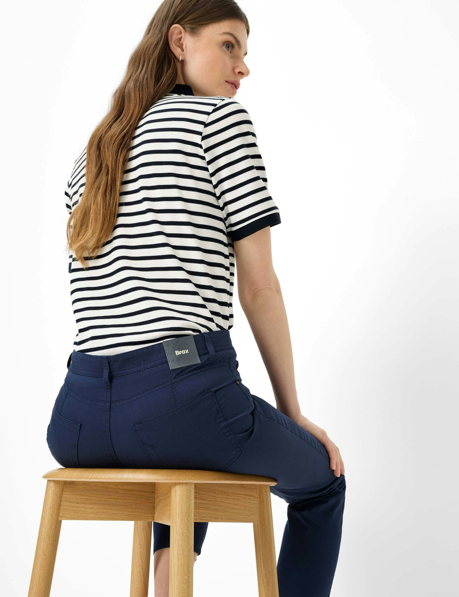 STYLE.MARY S SNOS, NAVY #6