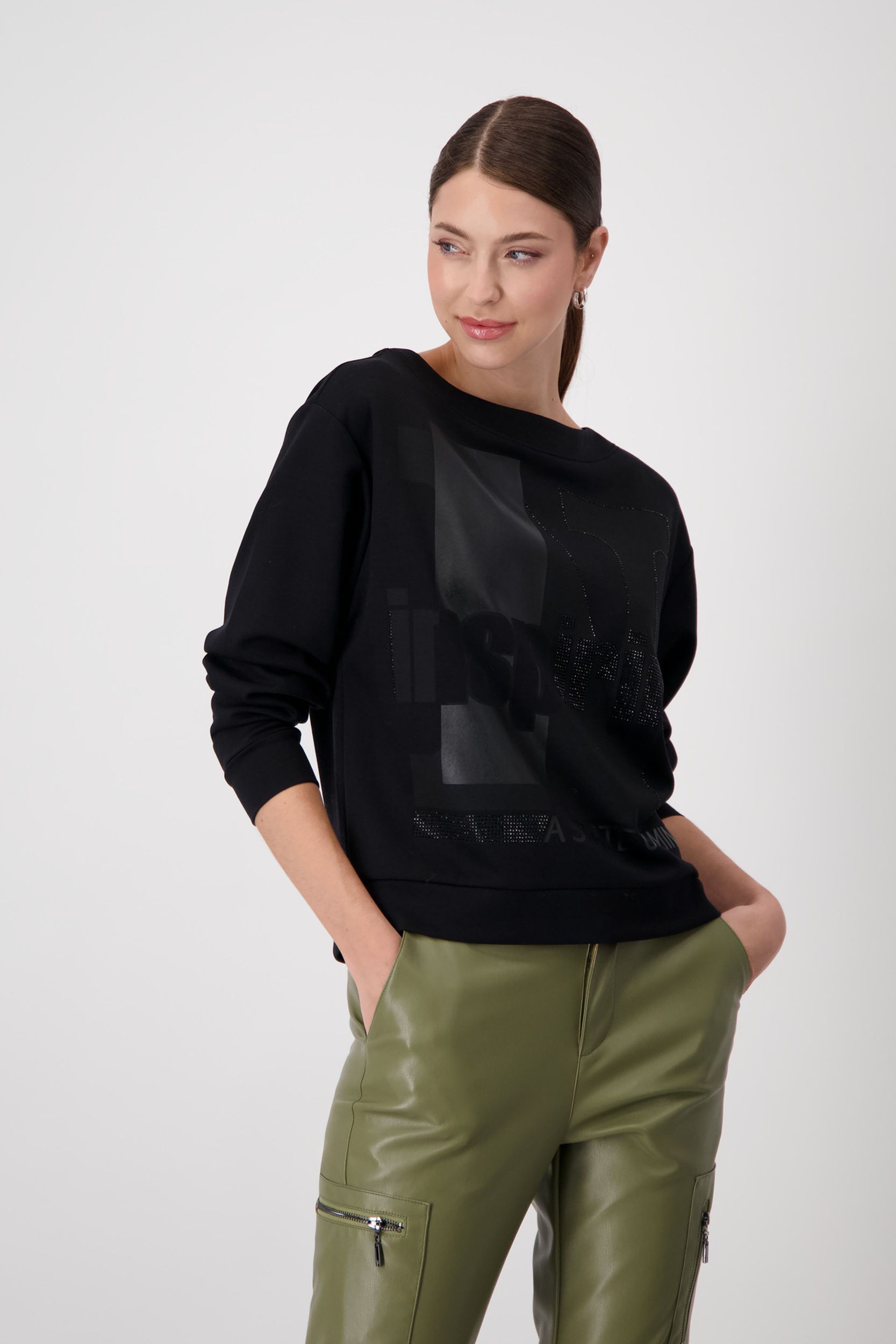 Monari Sweatshirt | schwarz | 38 | NEW-810918